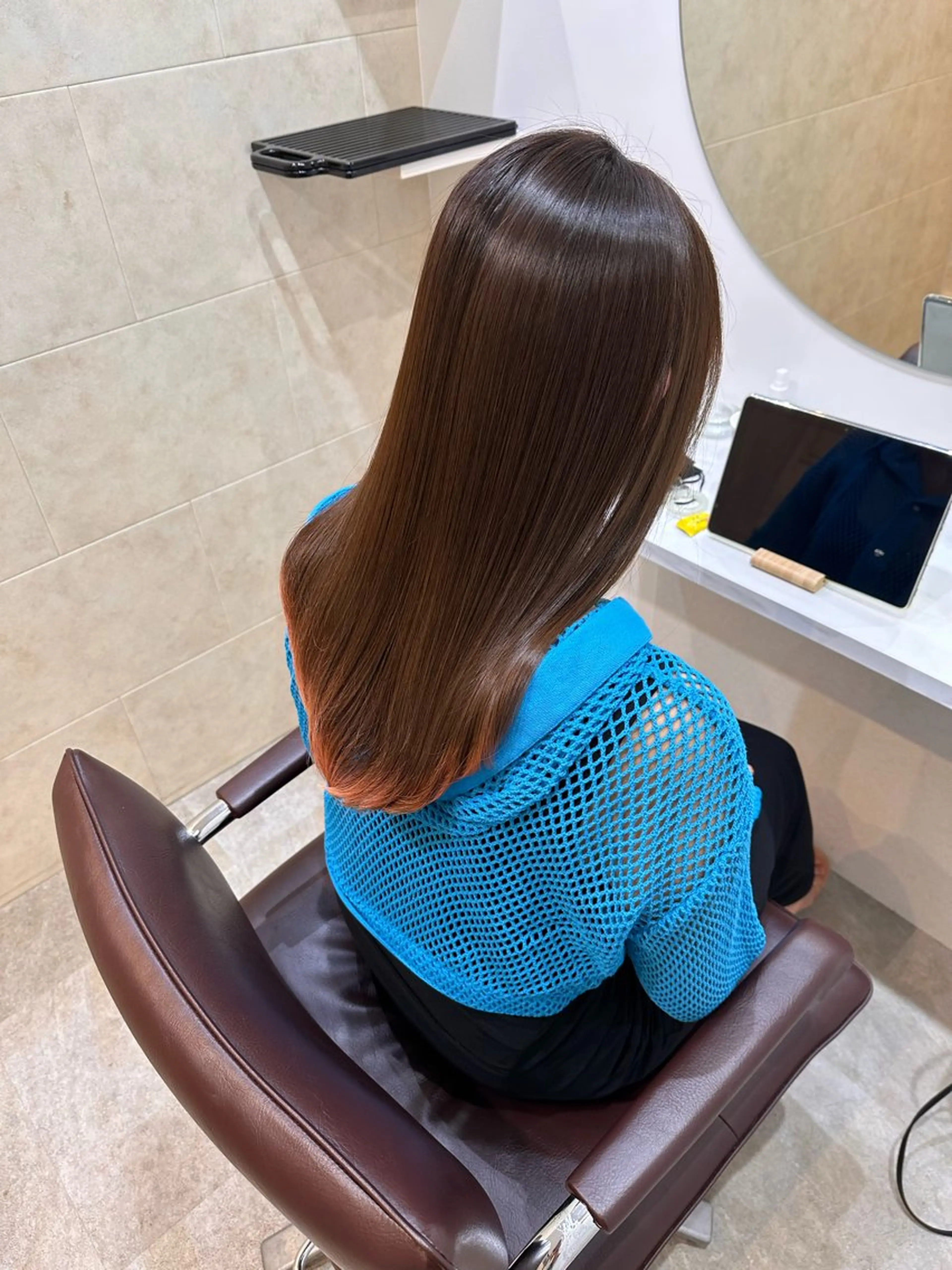 ロング ロング 縮毛矯正 ✂︎艶髪特化✂︎ 北千住  竹ヶ原健司のヘアスタイル