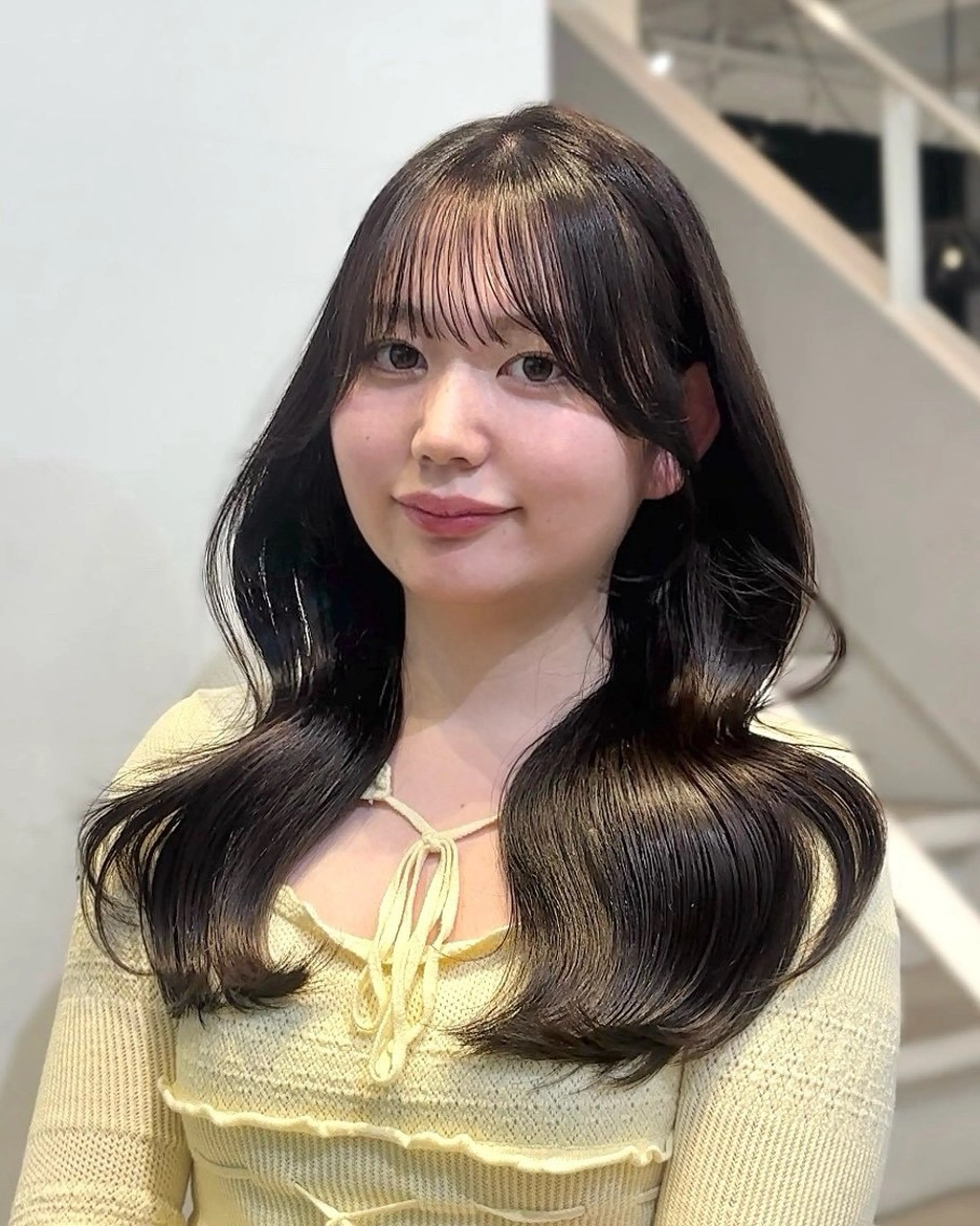 ロング レイヤー/顔周り/ 韓国トレンド/ひろとのヘアスタイル