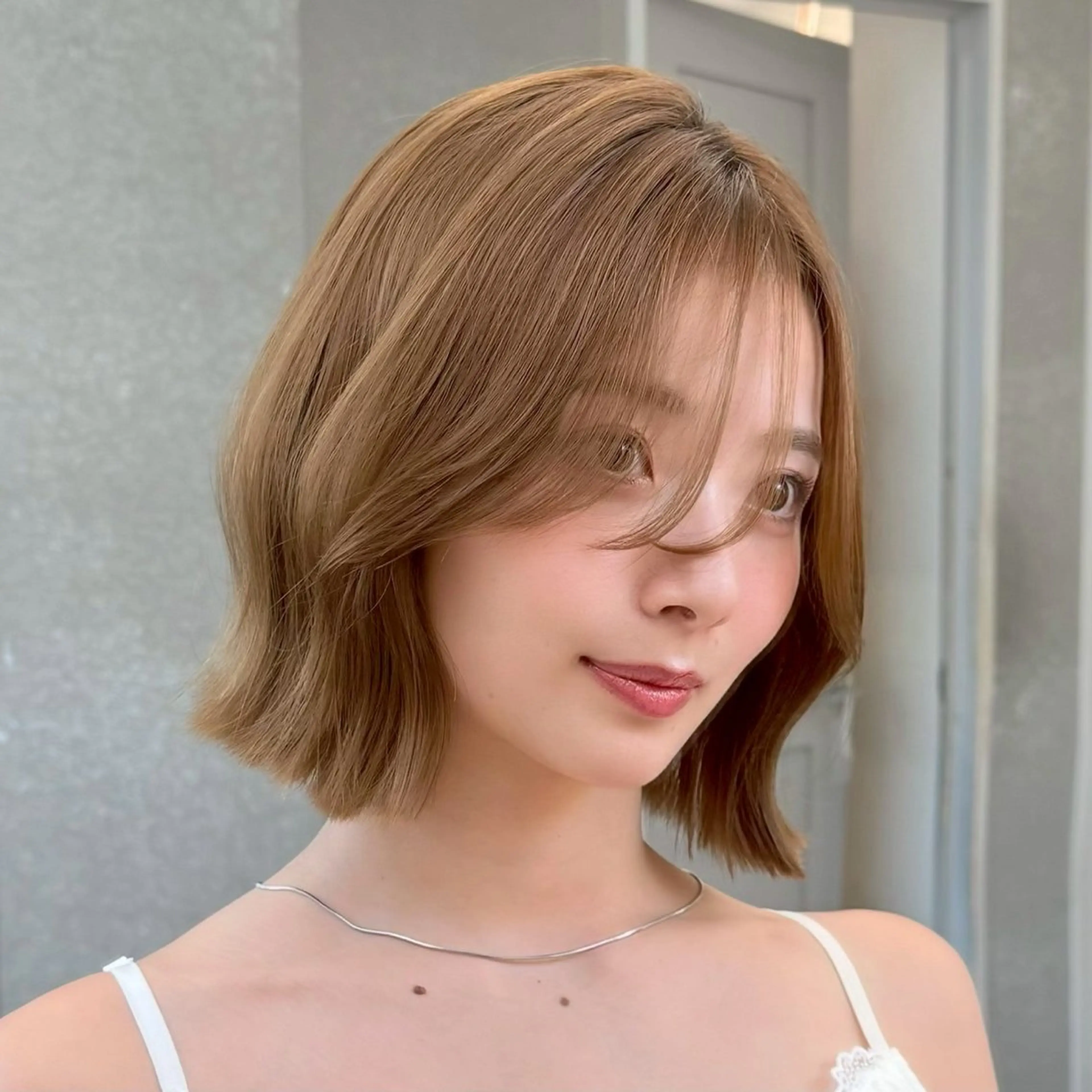 ショート カラー 木元 瑛✂︎ボブのヘアスタイル
