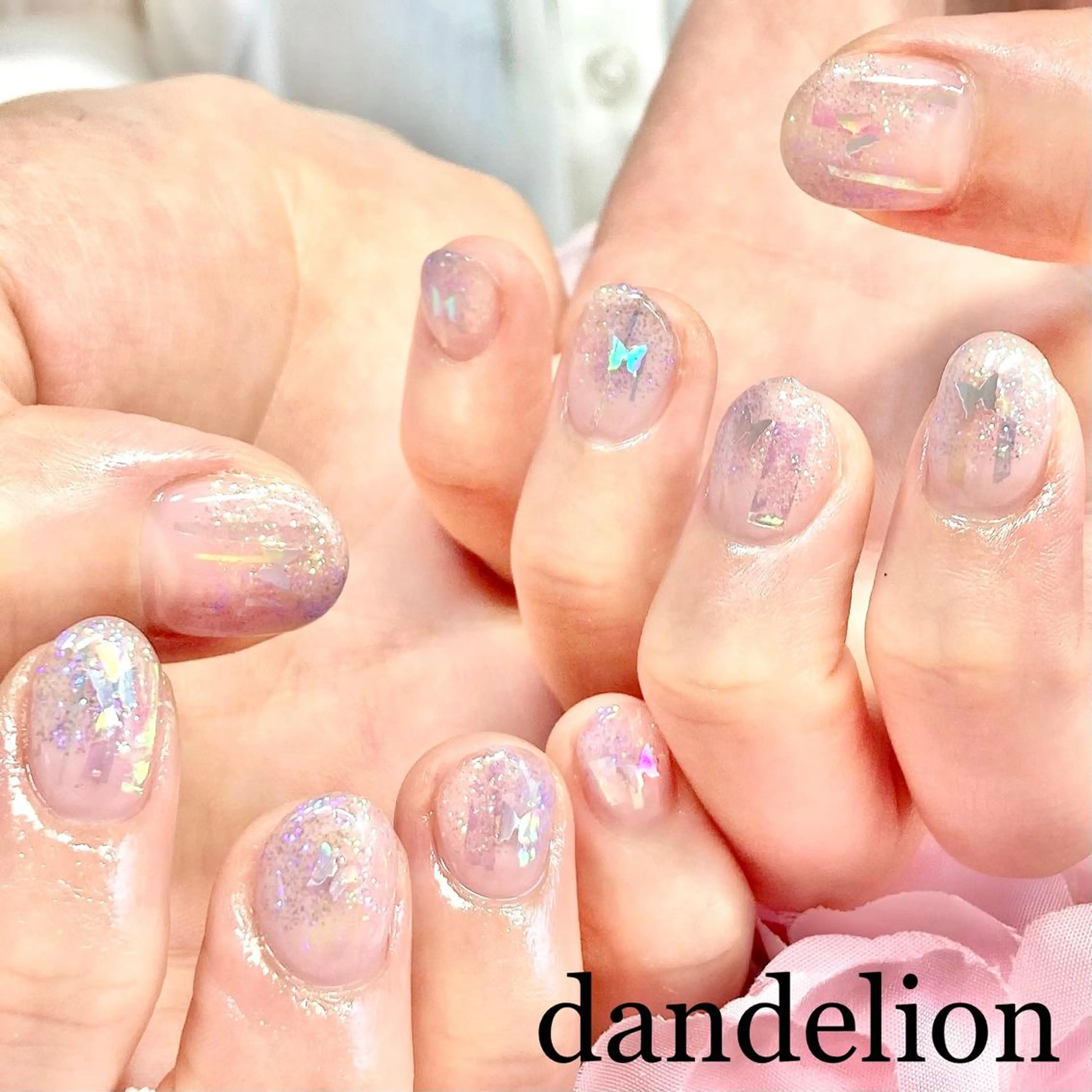 ネイル ハンドネイル ハンドケア dandelion ダンデライオンのネイルデザイン