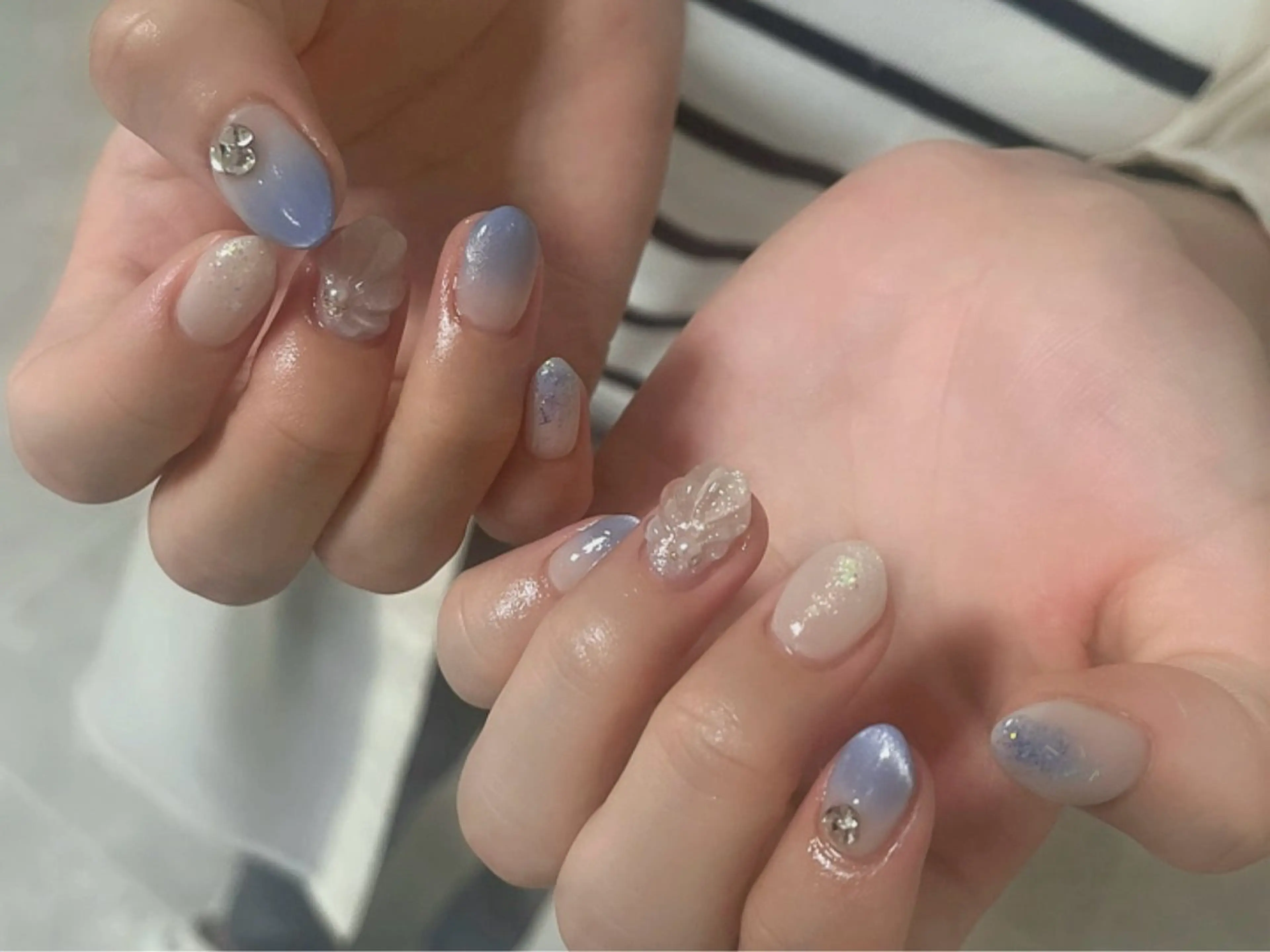 ネイル 【Zina京都駅前】 きぬがわ らむのネイルデザイン