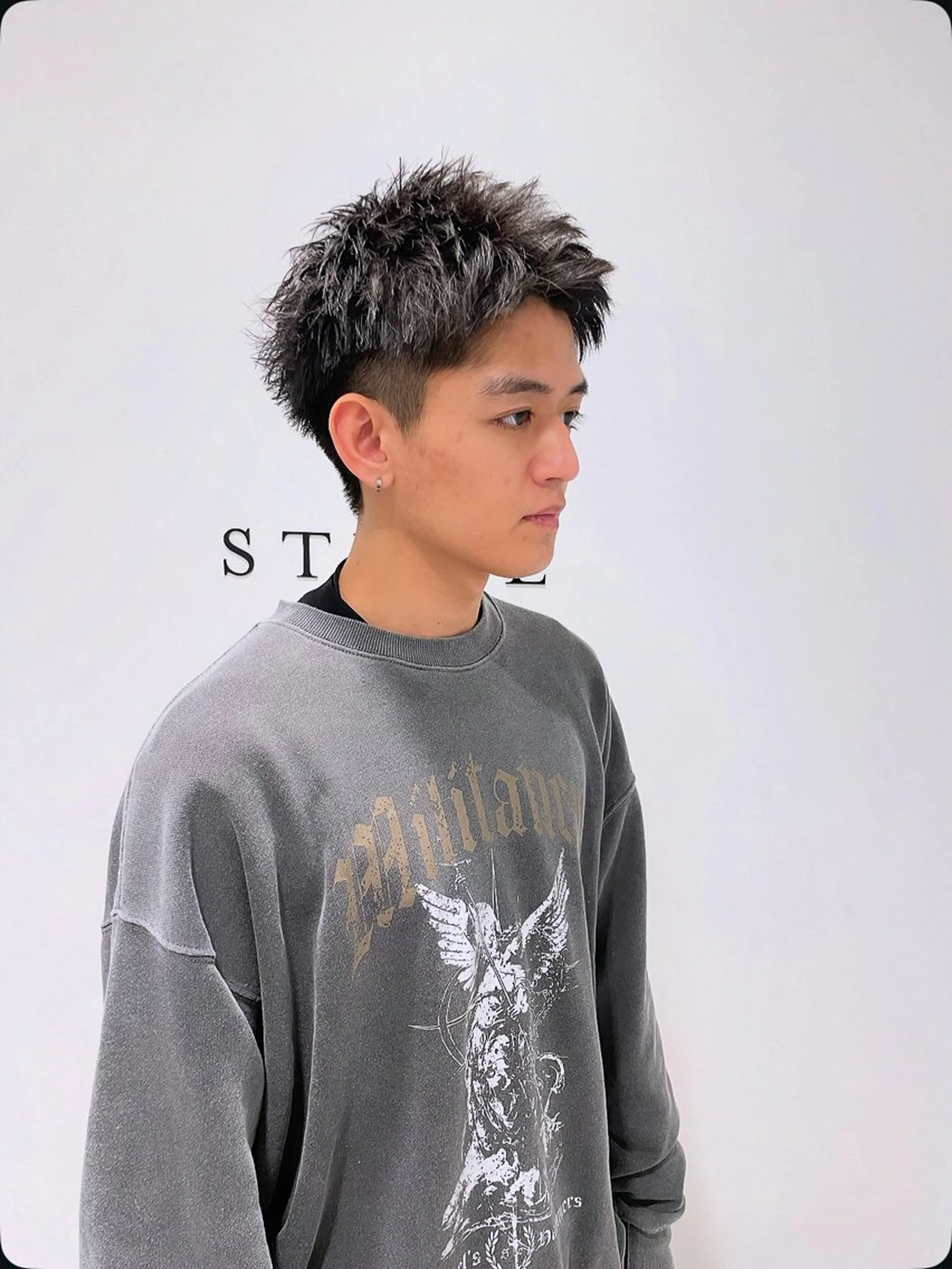 メンズ スパイキーショート カット ⚡️men's 相模大野⚡️兼子　昇のヘアスタイル