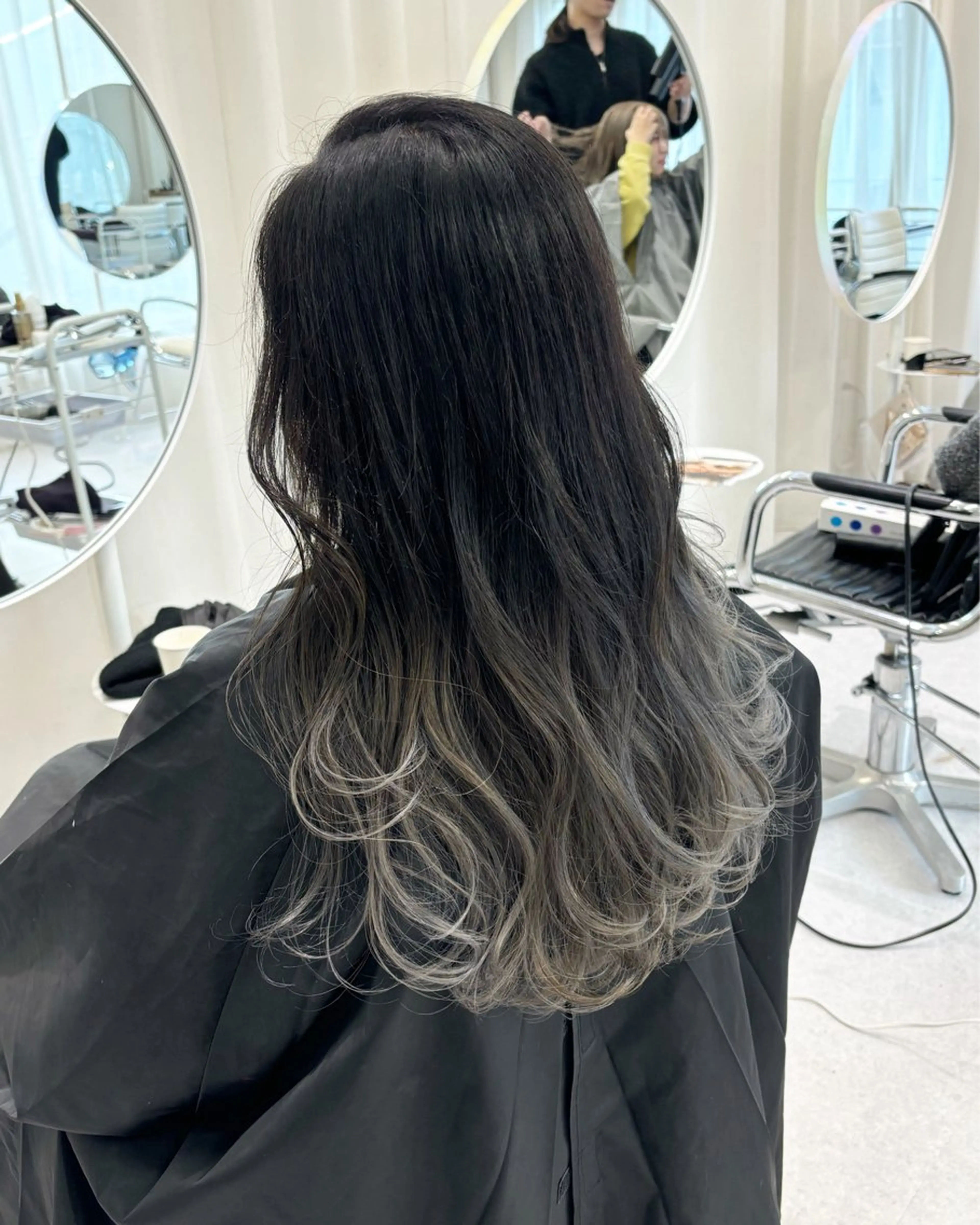 ロング ヘアカラー トリートメント 韓国レイヤー/ヘア カラー🎀ayamiのヘアスタイル