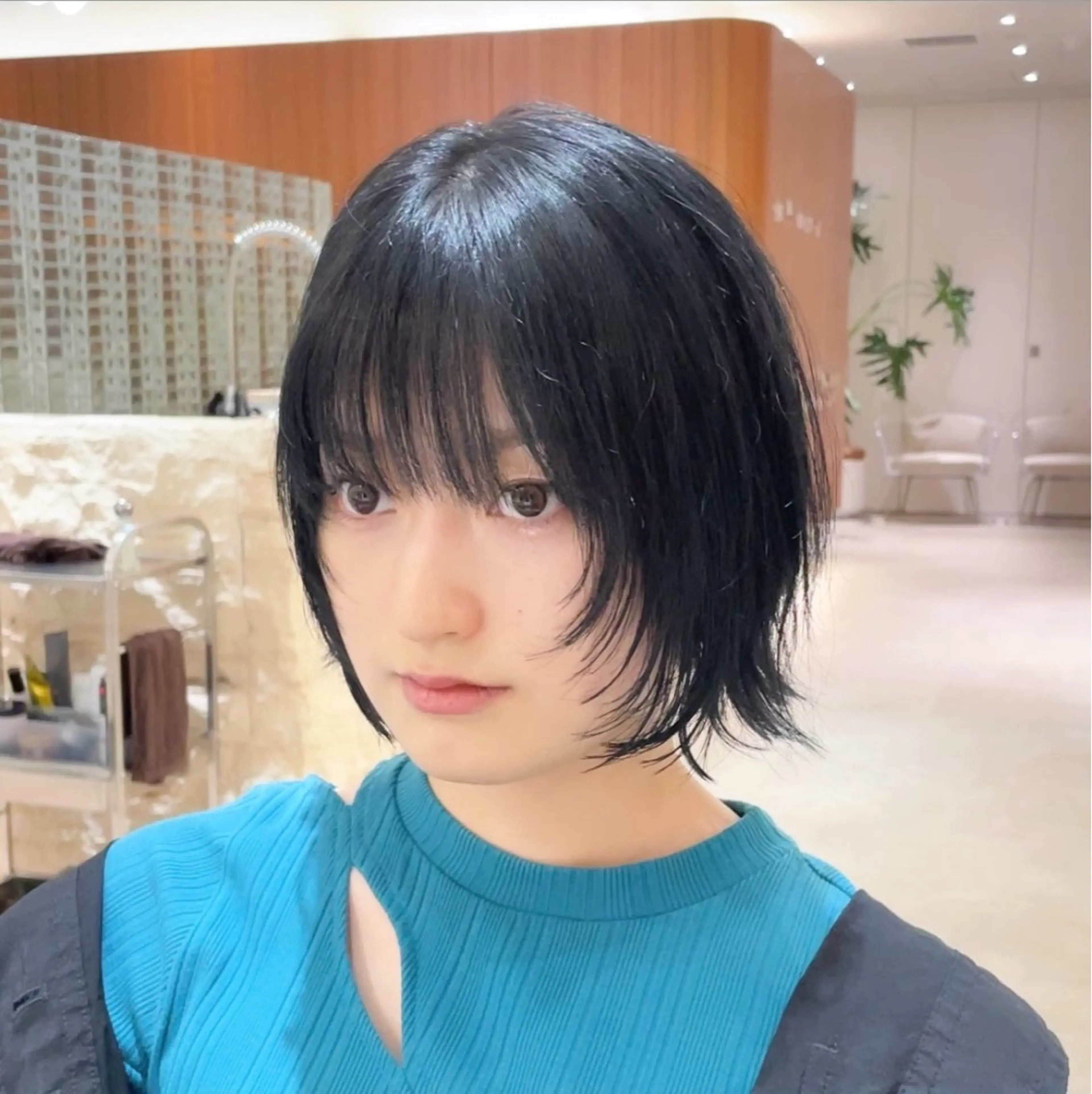 ショート カラー カット ヘアカラー トリートメント 田中航平/渋谷ボブ/ レイヤーボブのヘアスタイル