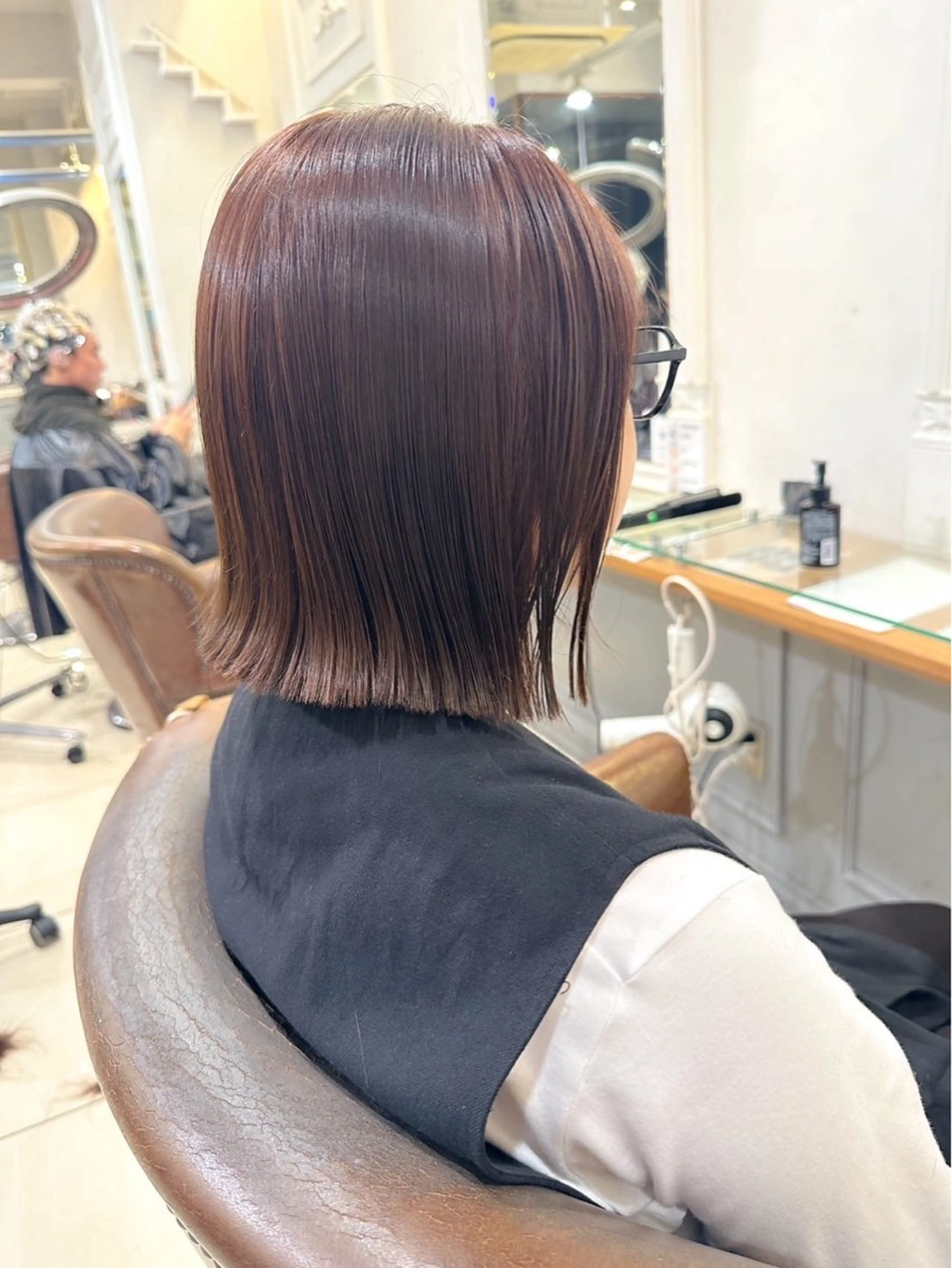 カラー 金谷 美幸のヘアスタイル