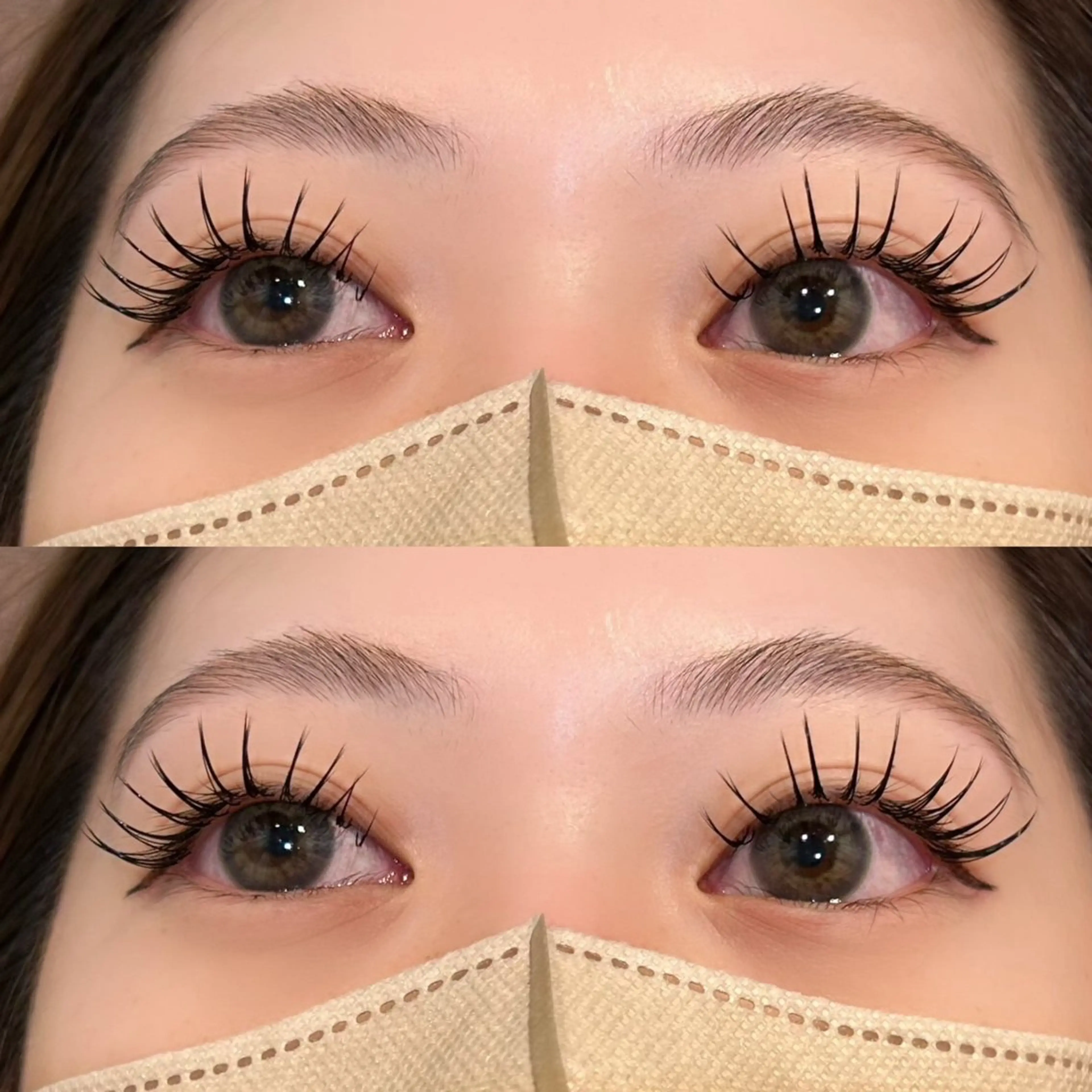 マツエク・マツパ 艶カラー/ マツエクrisa🎀のヘアスタイル