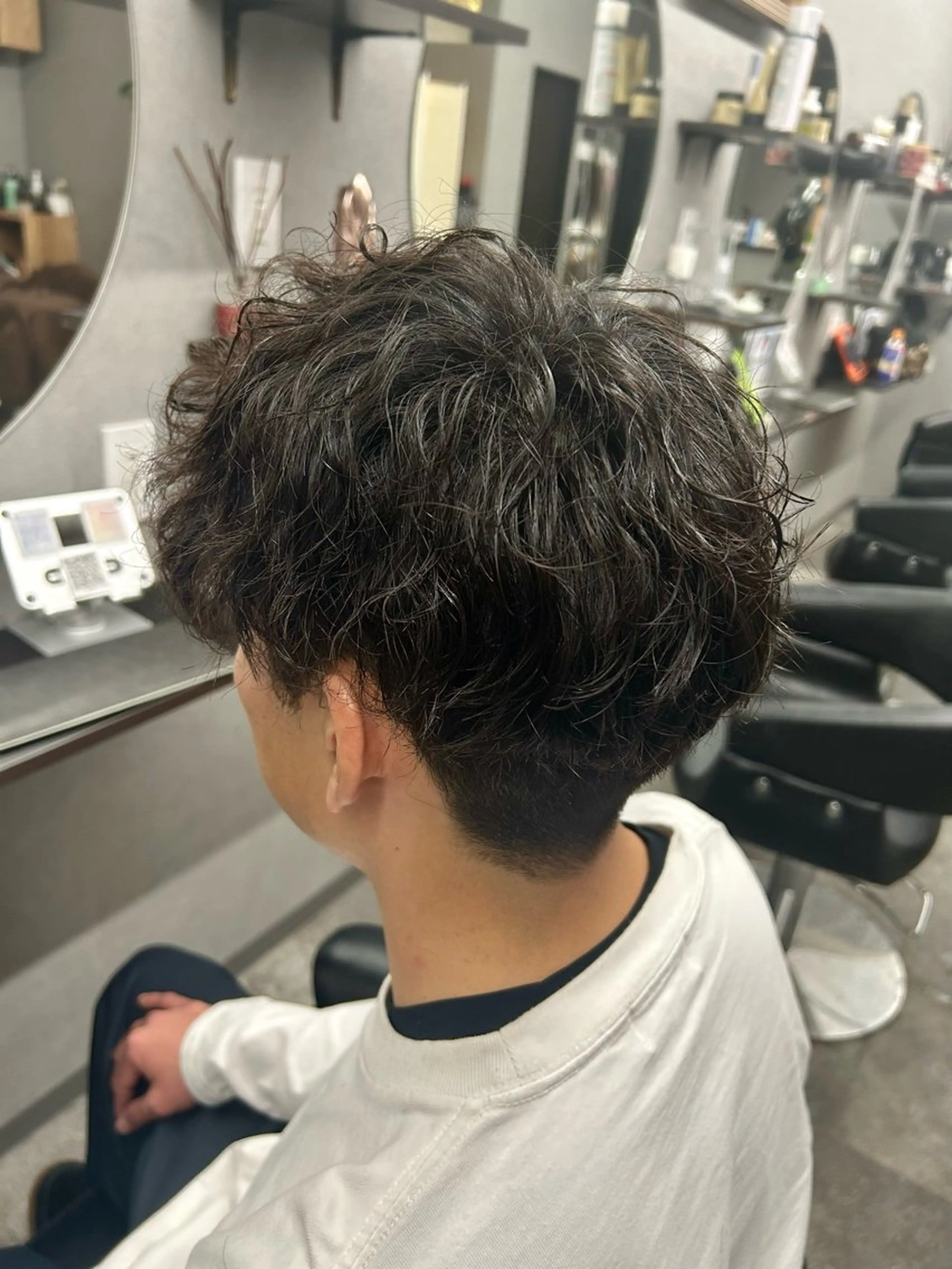 ミディアム パーマ メンズ カット パーマ ♦️お任せ美容師♦️ ★ヤマフジ★のヘアスタイル