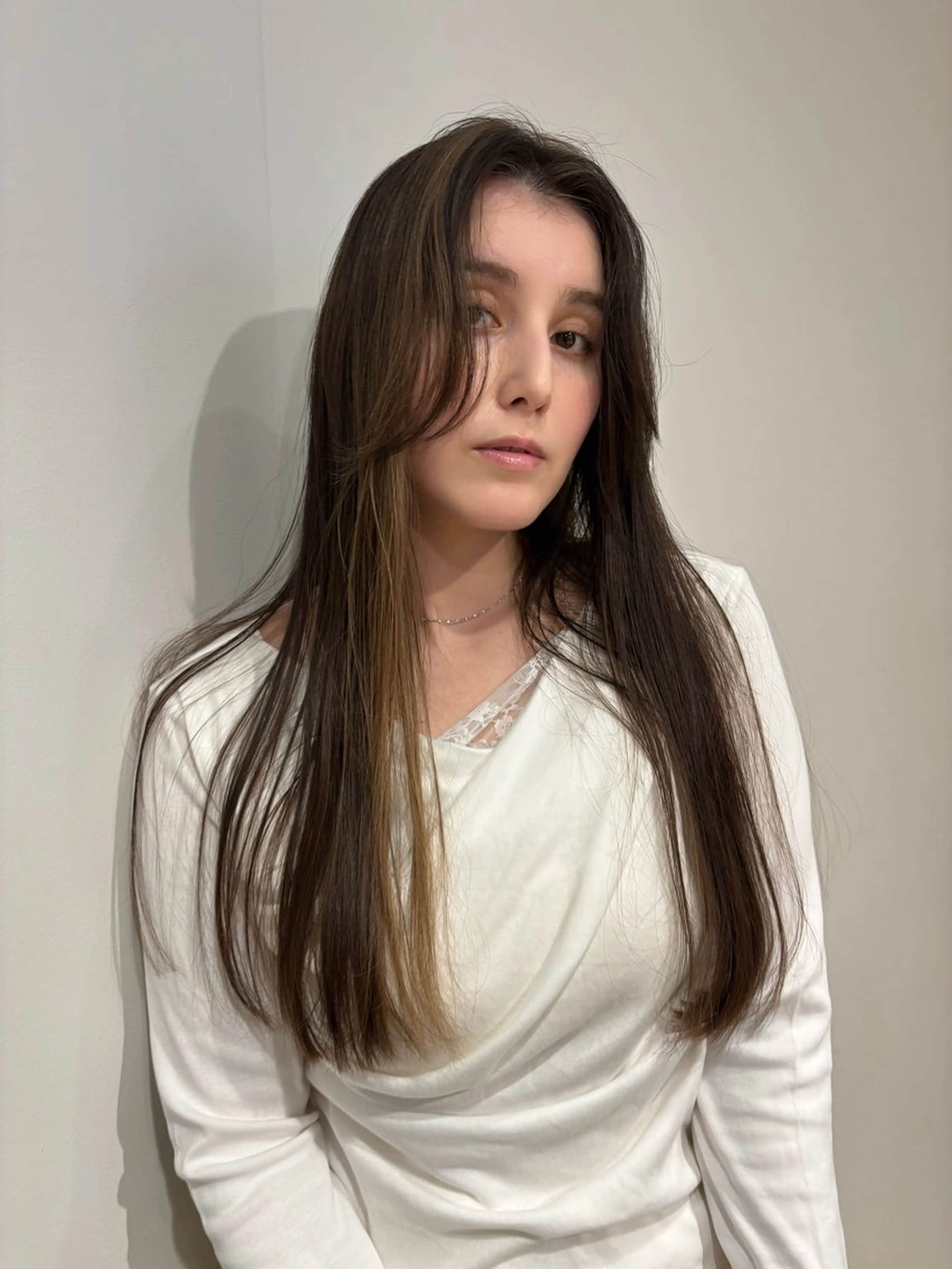 ロング 髪質改善 縮毛矯正 縮毛矯正 髪質改善/縮毛矯正/ 艶カラー/ヘッドスパのヘアスタイル