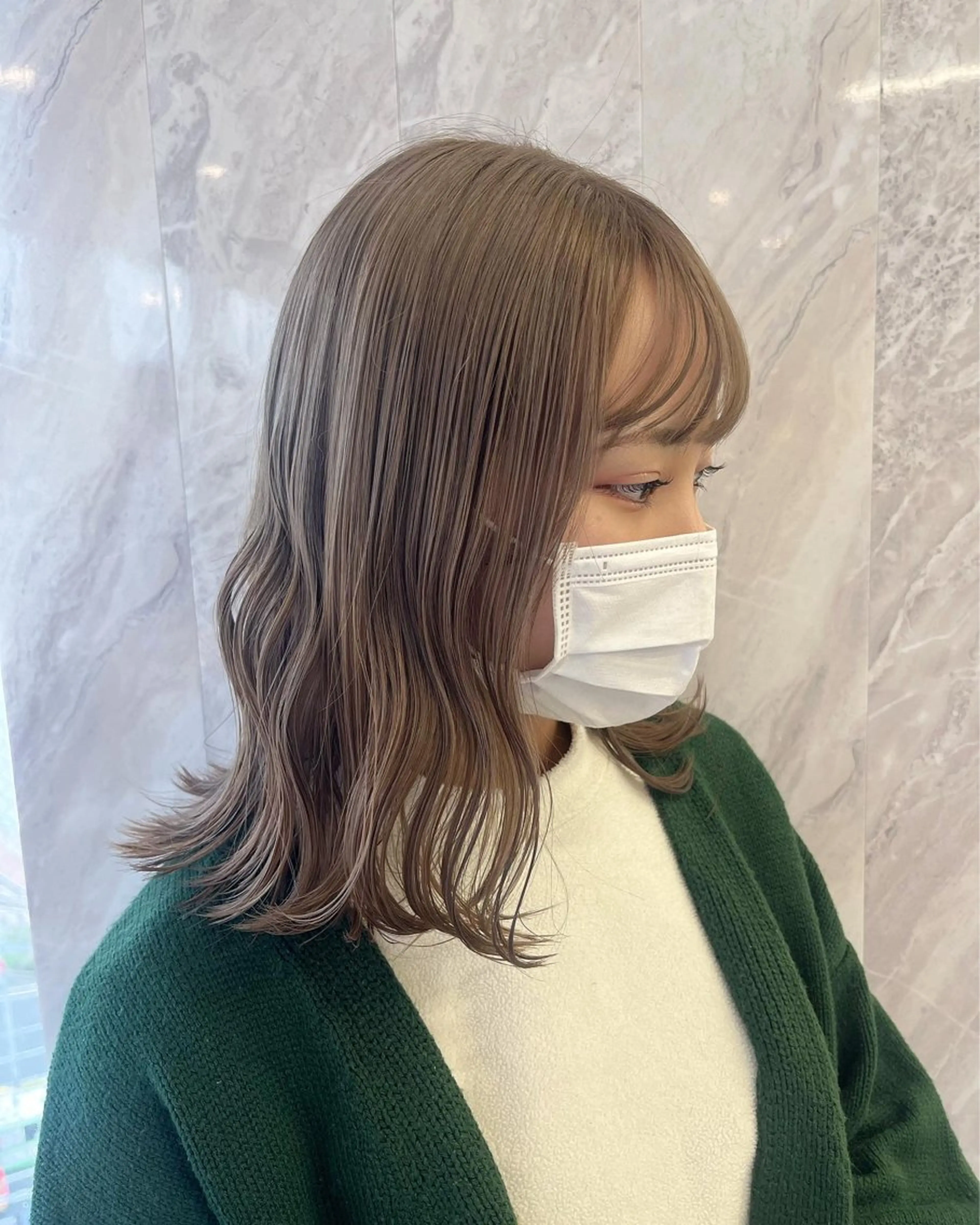 ミディアム カラー ヘアカラー トリートメント 🏅EIGHT難波/ 【店長】タモツのヘアスタイル