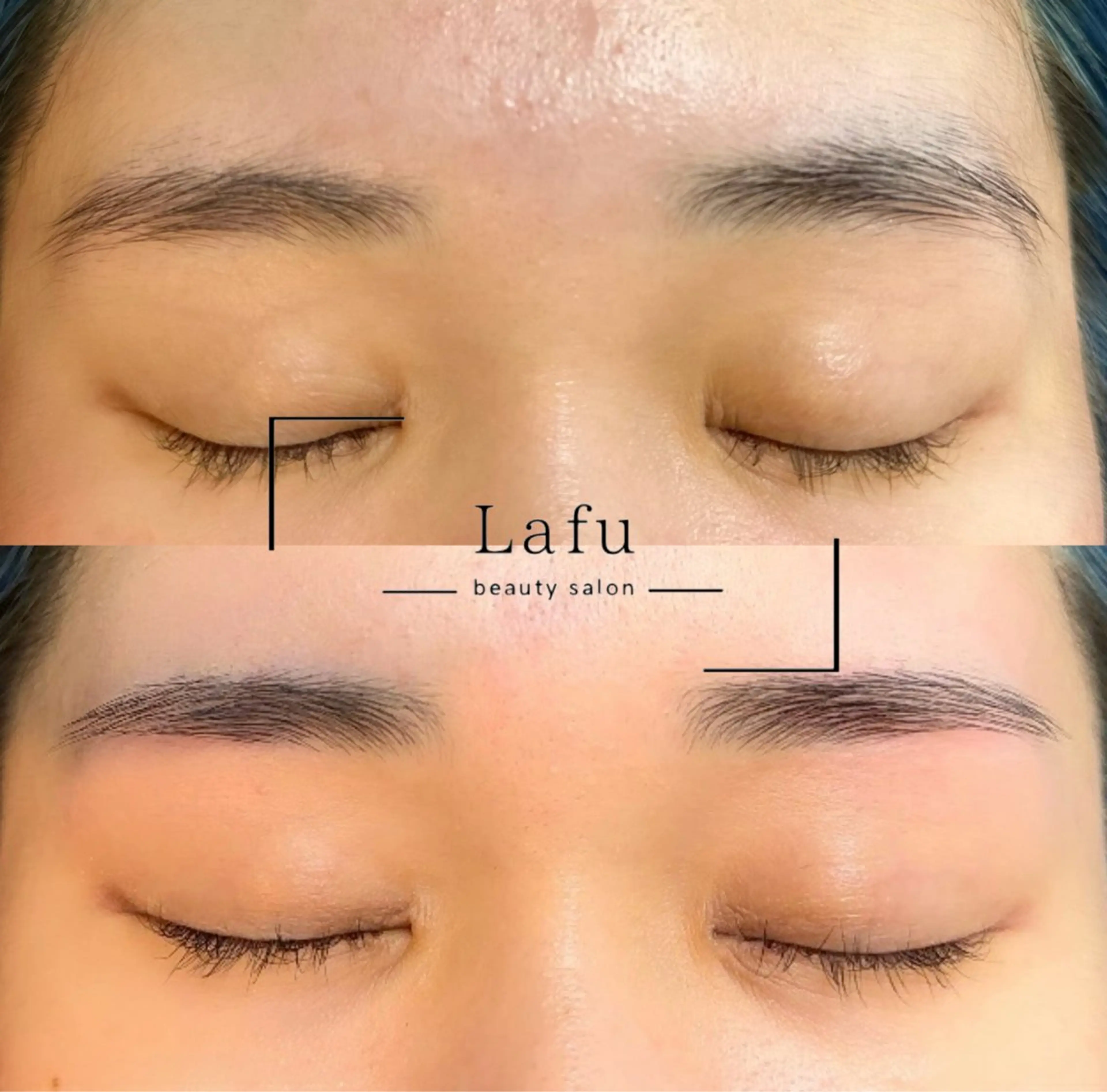黄金比アイブロウ【ワックス脱毛】の写真