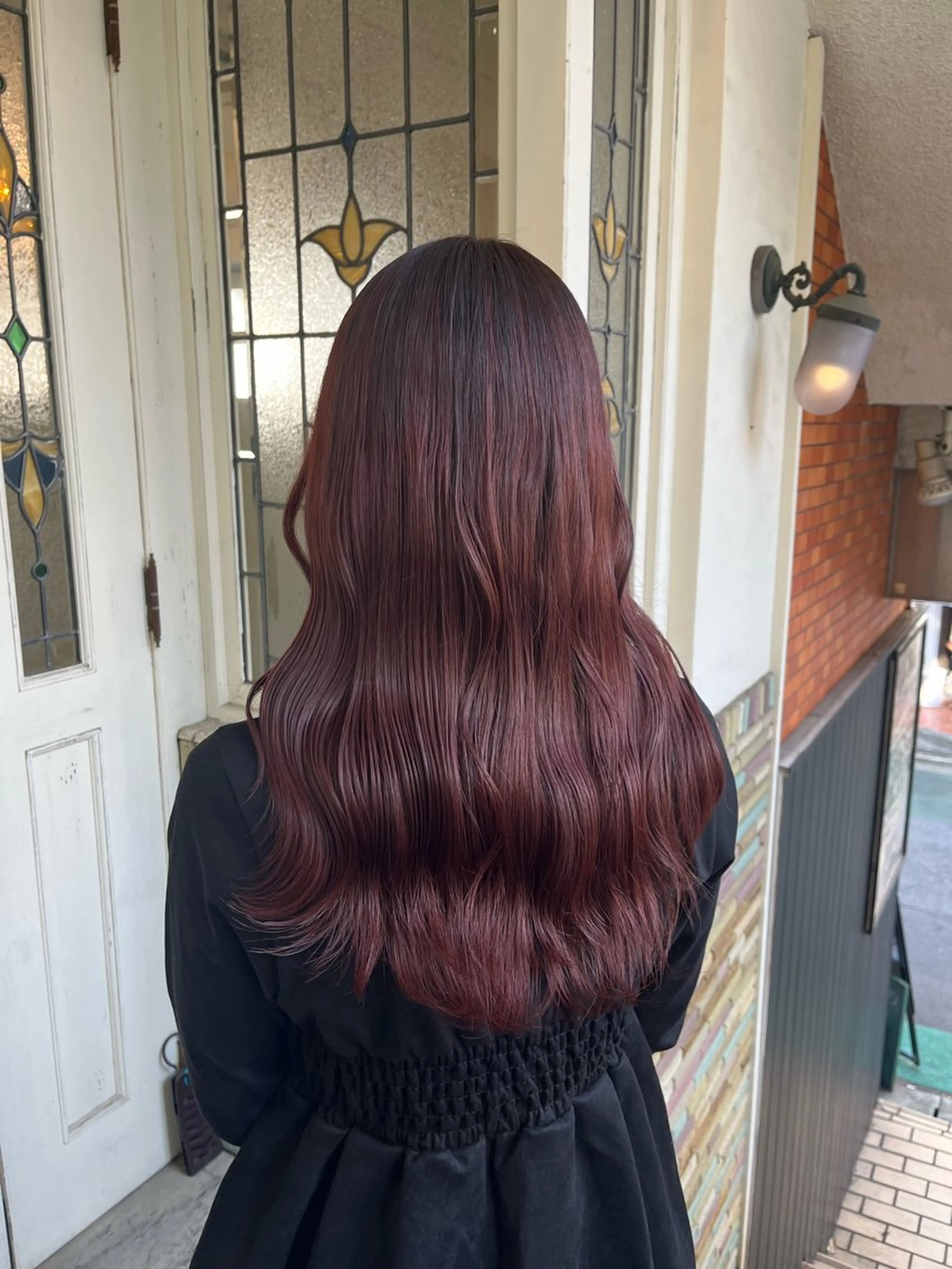 セミロング カット ヘアカラー 【艶髪カラー】 omiのヘアスタイル