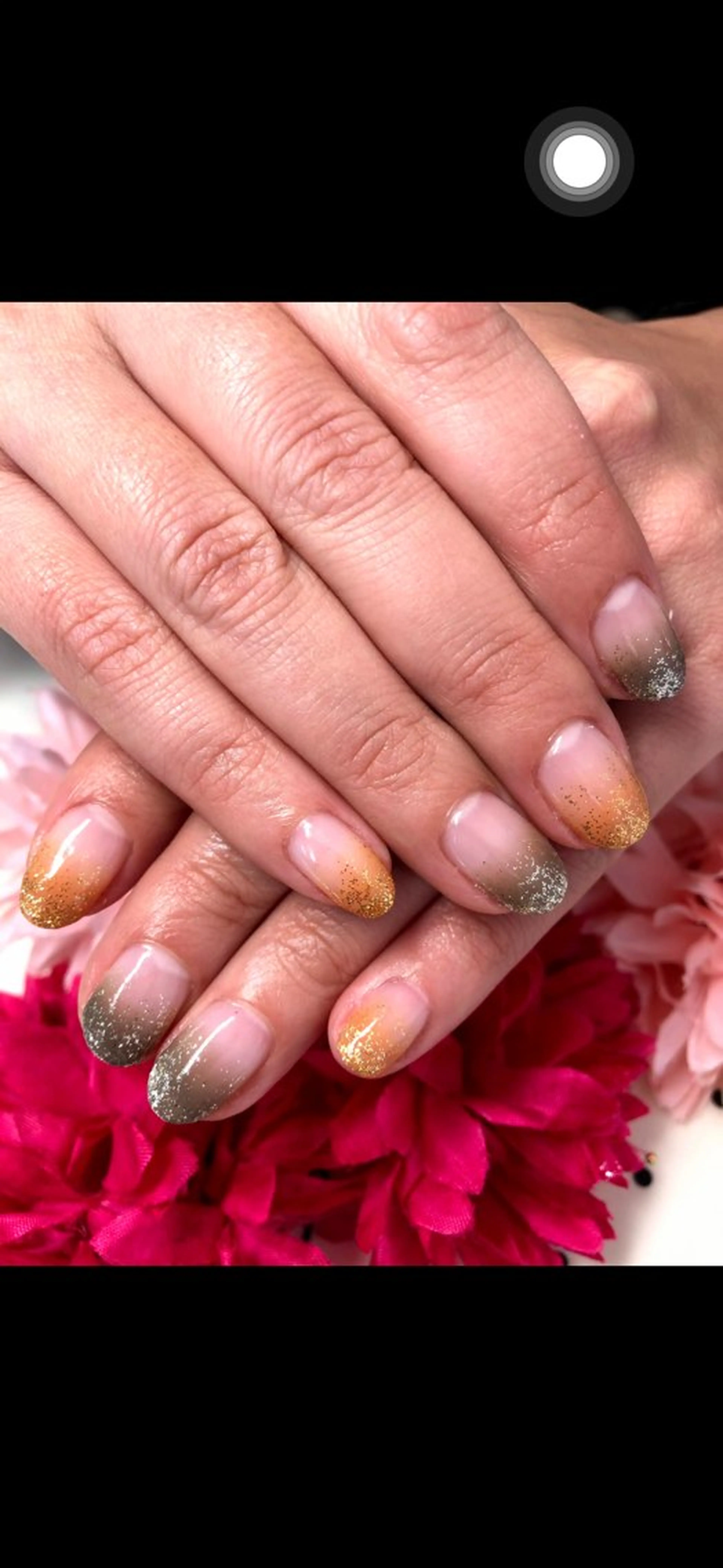 ネイル ラメ(グリッター) ラメグラデーション CURAR 藤沢店 あらのネイルデザイン