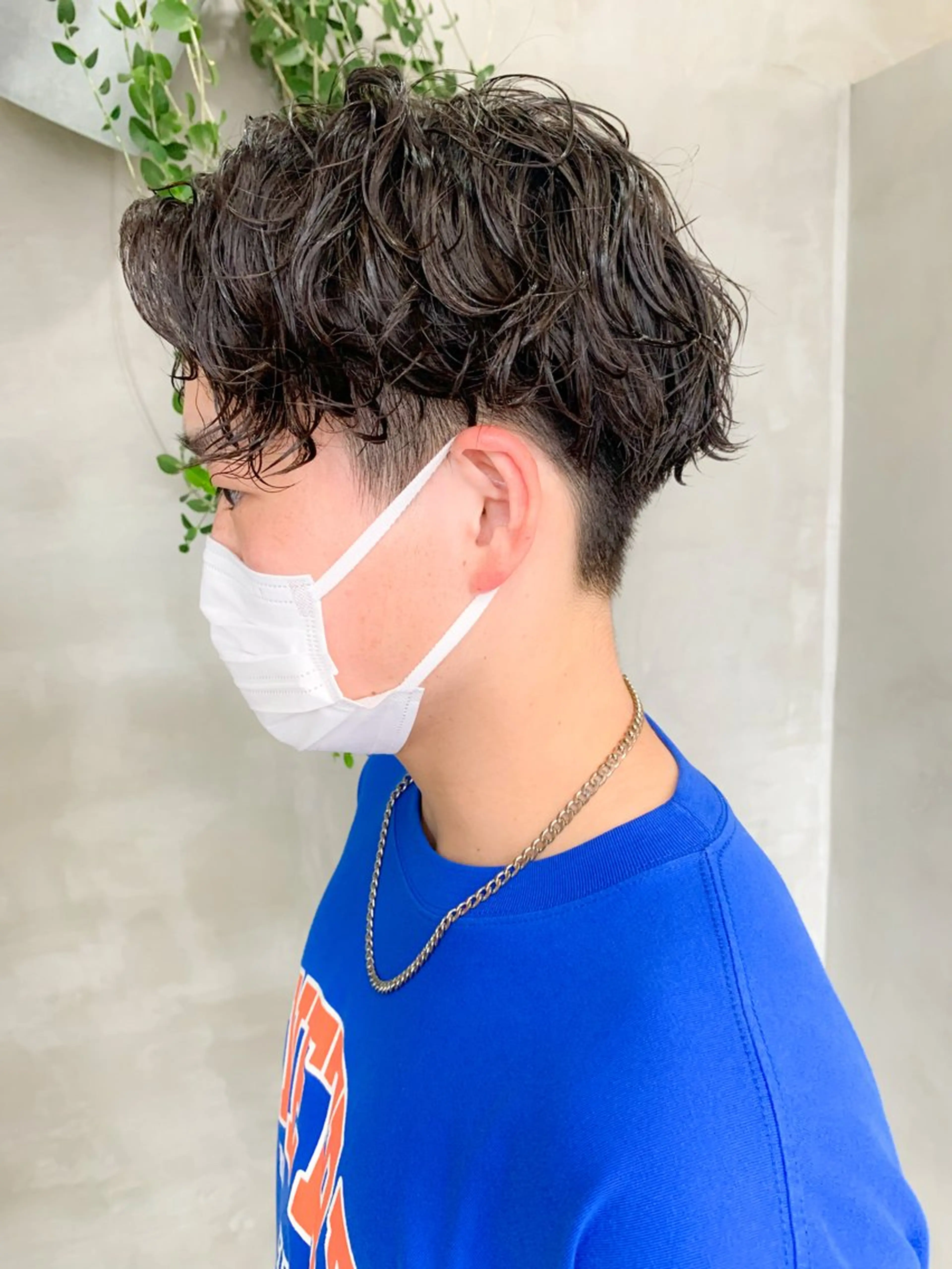 メンズ メンズパーマ カット パーマ 横井伴典　矢場町 メンズパーマ/カットのヘアスタイル