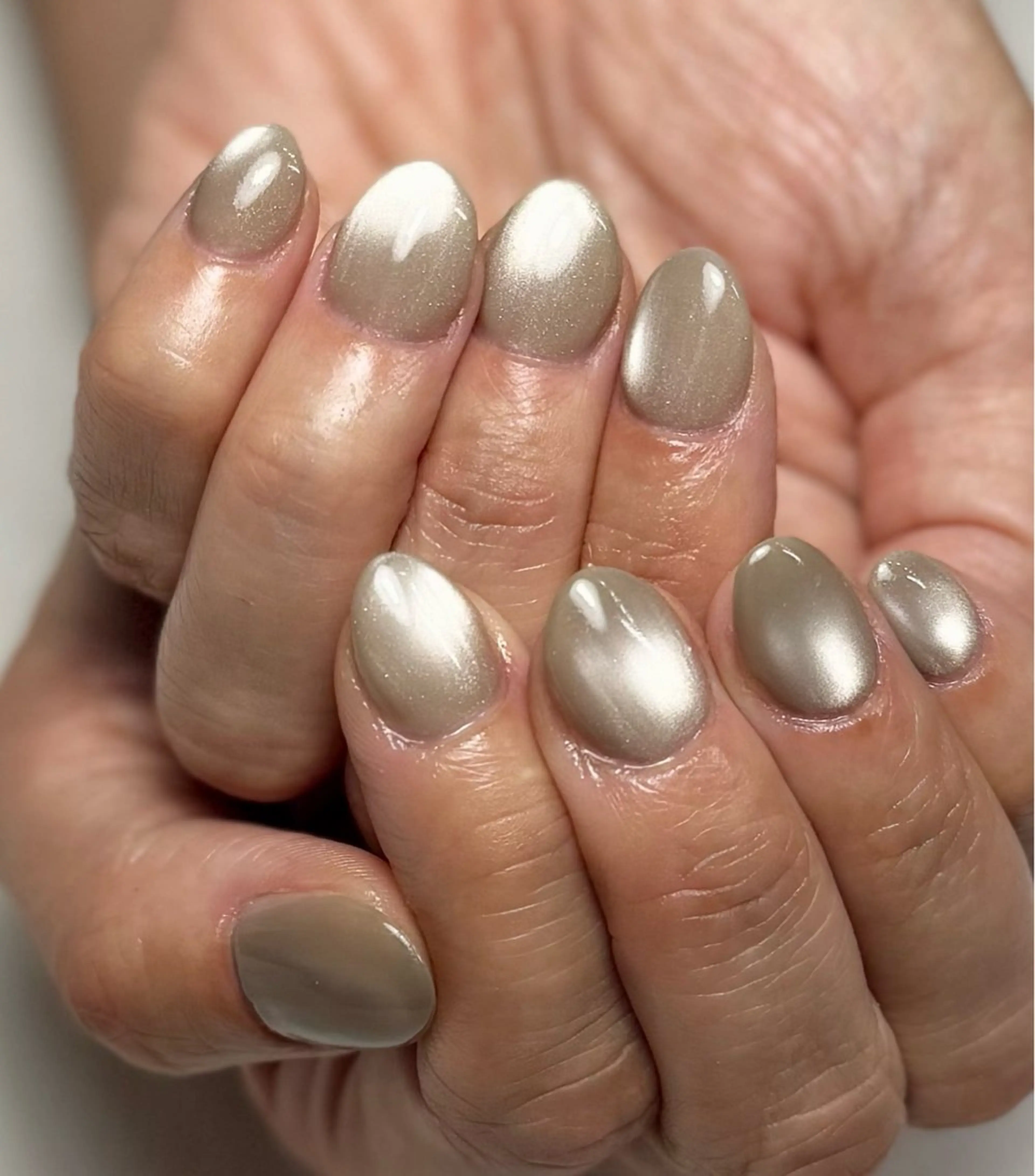 ネイル マグネットネイル マグネットワンカラー ワンカラーネイル nailsalon leam3のネイルデザイン