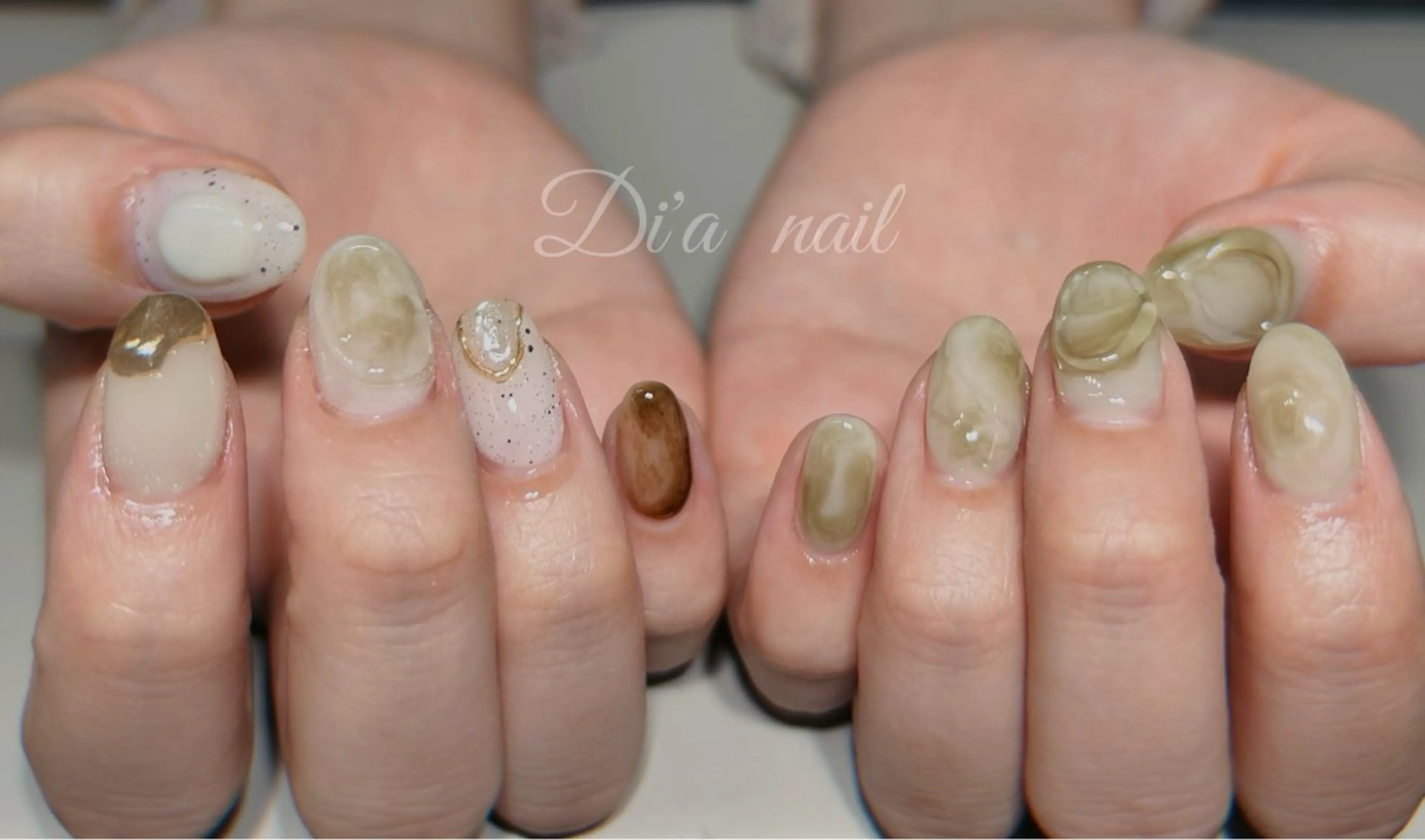 ネイル ハンドネイル di'a salonのネイルデザイン