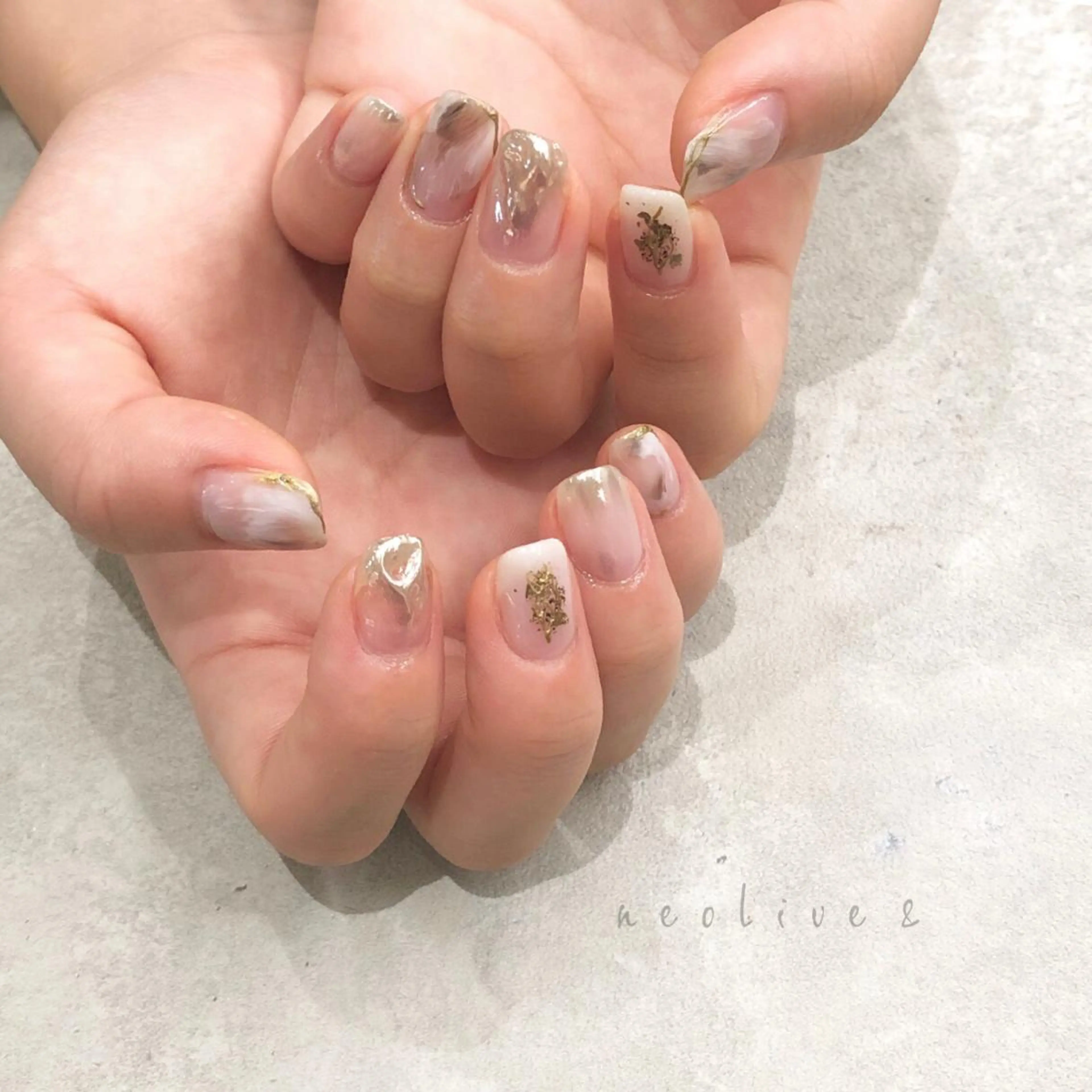 ネイル ハンドネイル Yuriko Omi パラジェル/渋谷のネイルデザイン