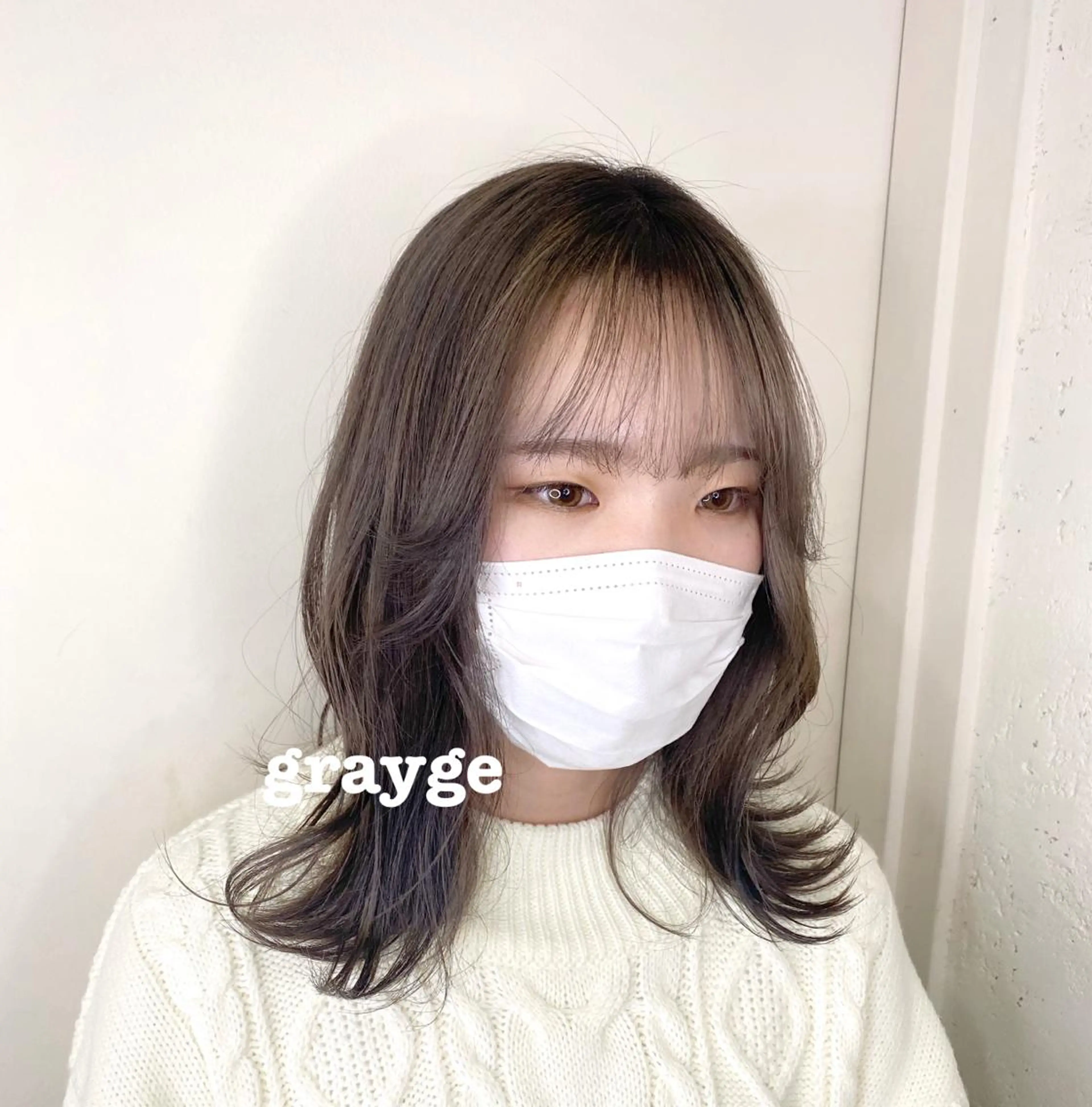 ミディアム カラー ハイトーンカラー 🍬Rinka🍬のヘアスタイル