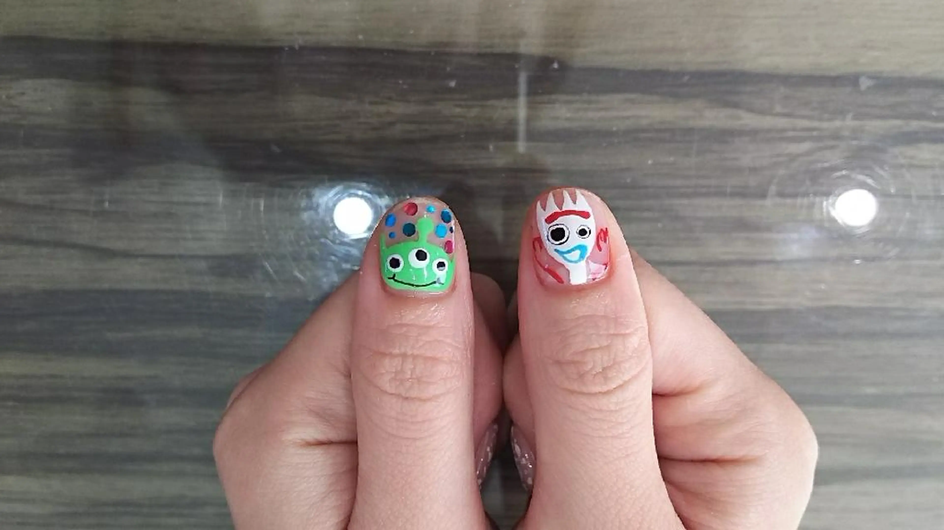 ネイル アートネイル グリーン ハンドネイル Progress Nailのネイルデザイン