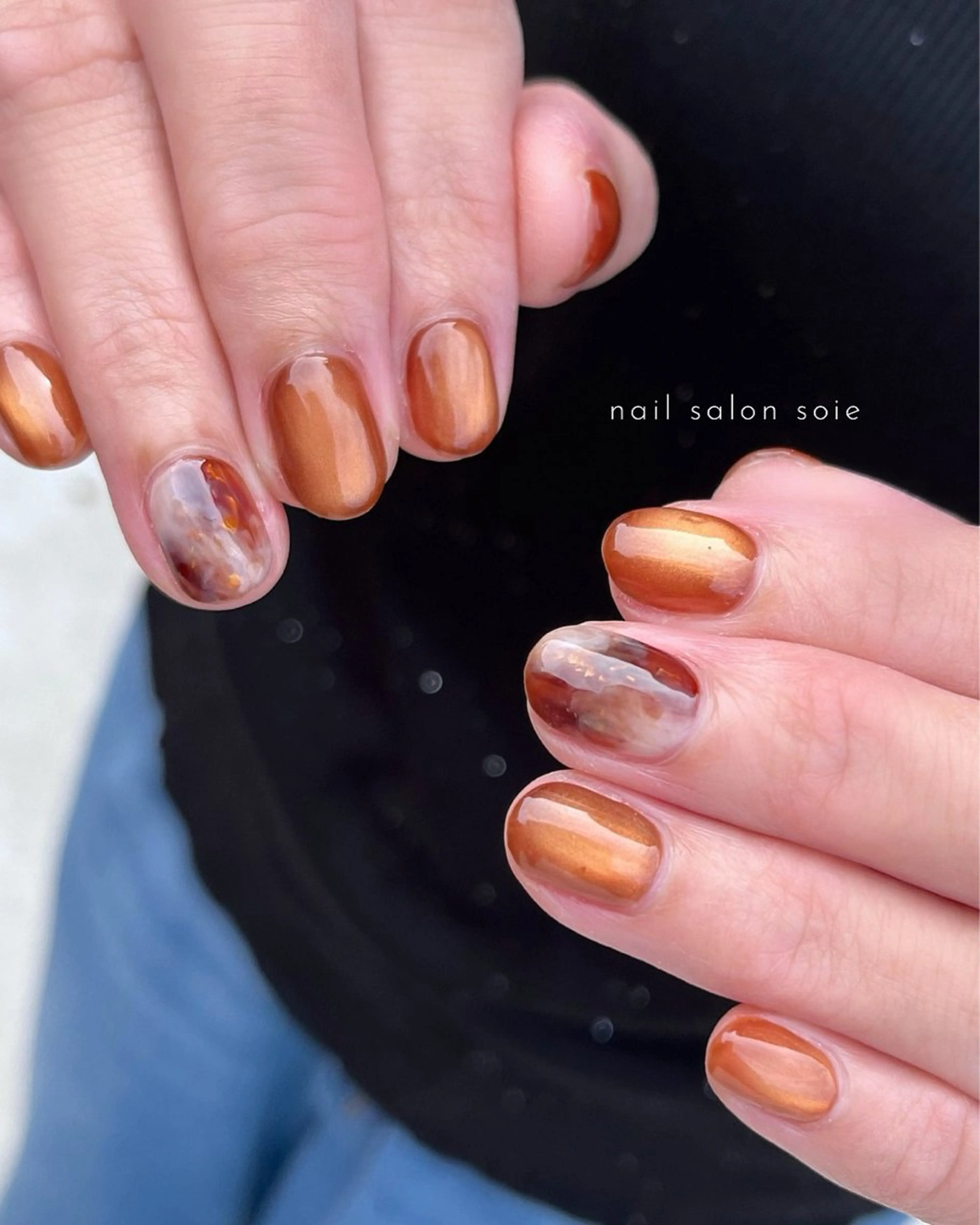 ネイル アートネイル ワンカラーネイル soie nailのネイルデザイン