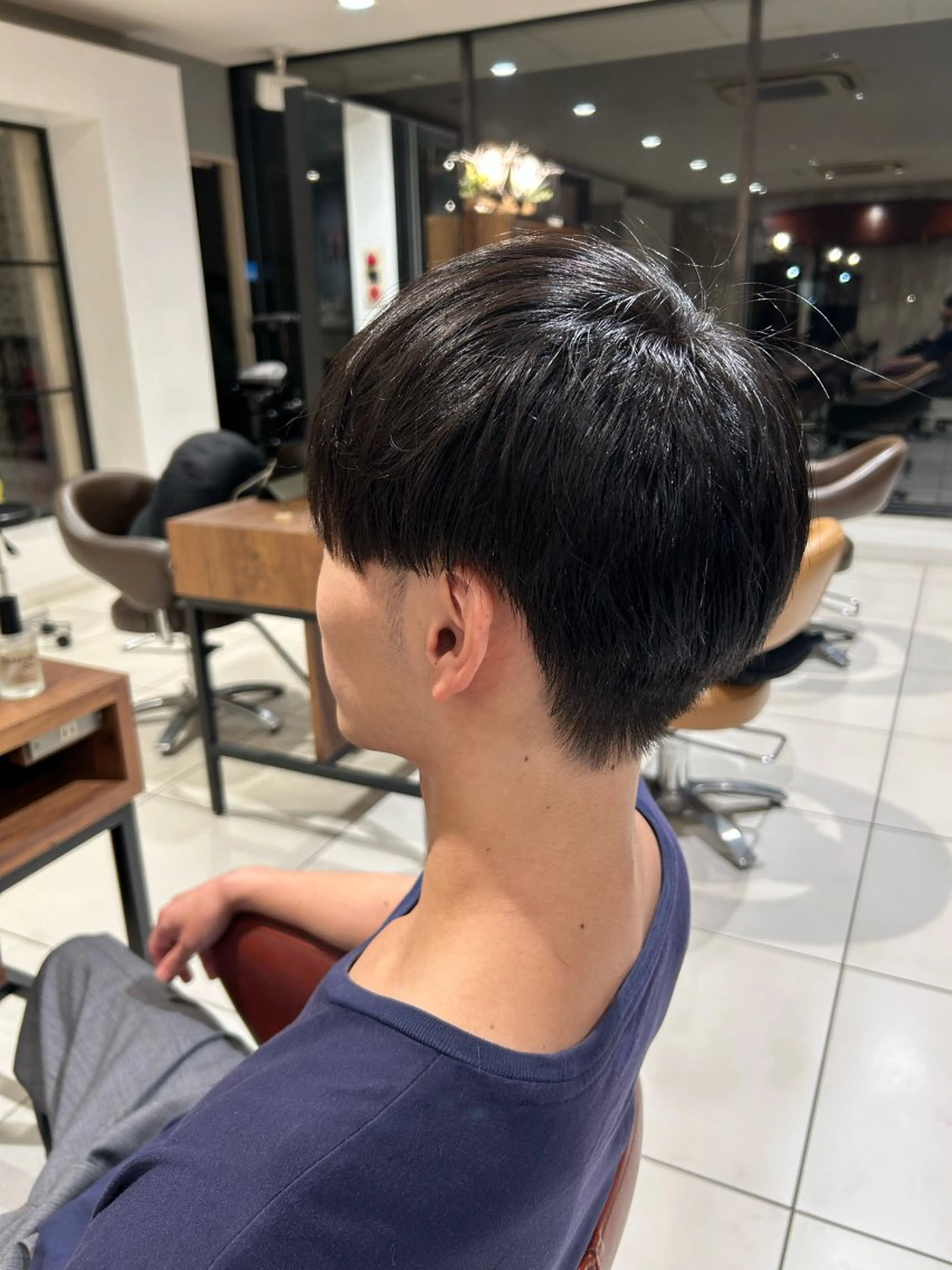 メンズ マッシュ 刈り上げ 深田 幸暉のヘアスタイル