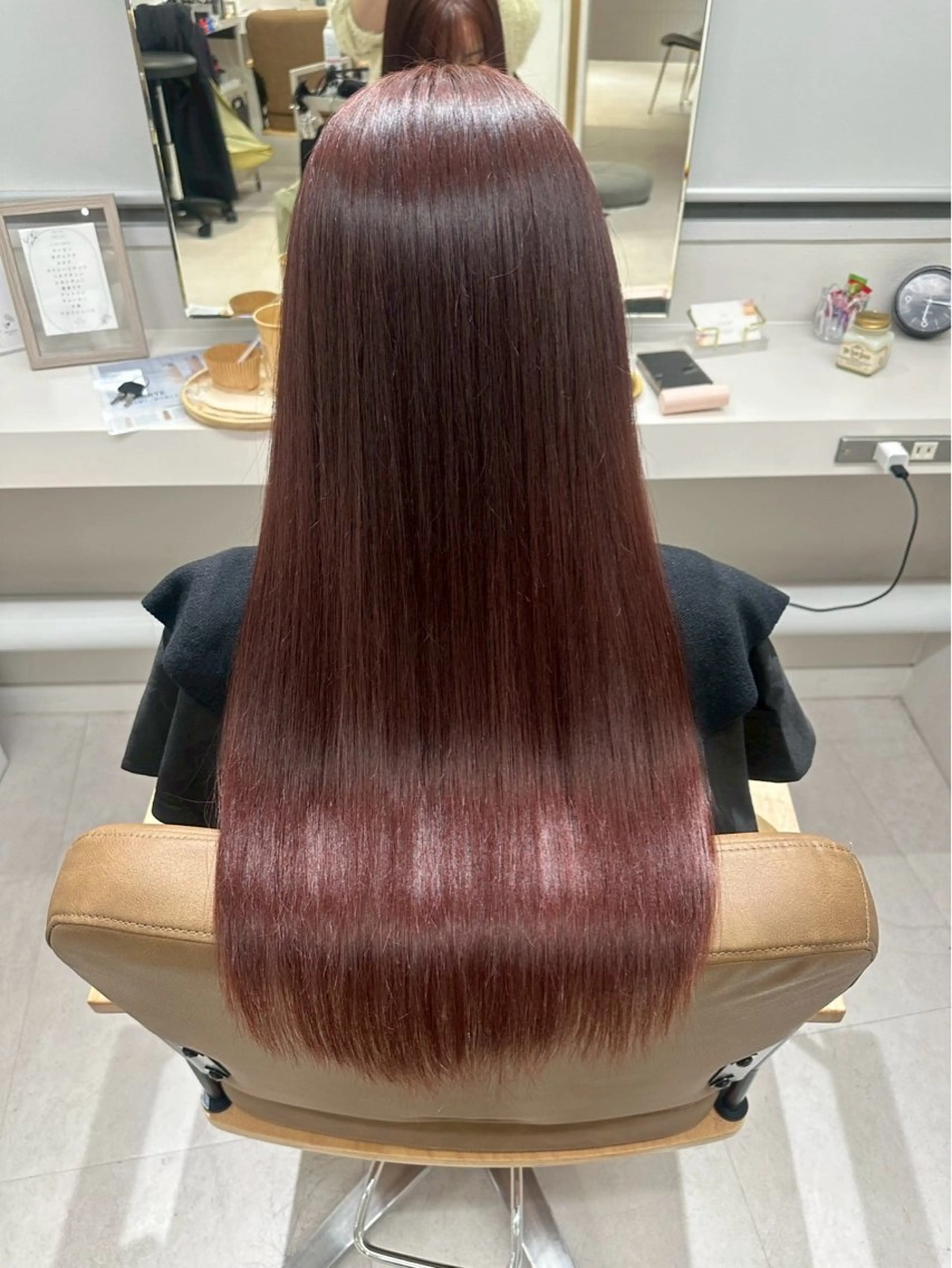 【🔊艶感透明感カラー】カラー＋髪質改善トリートメント2回転⭐️の写真