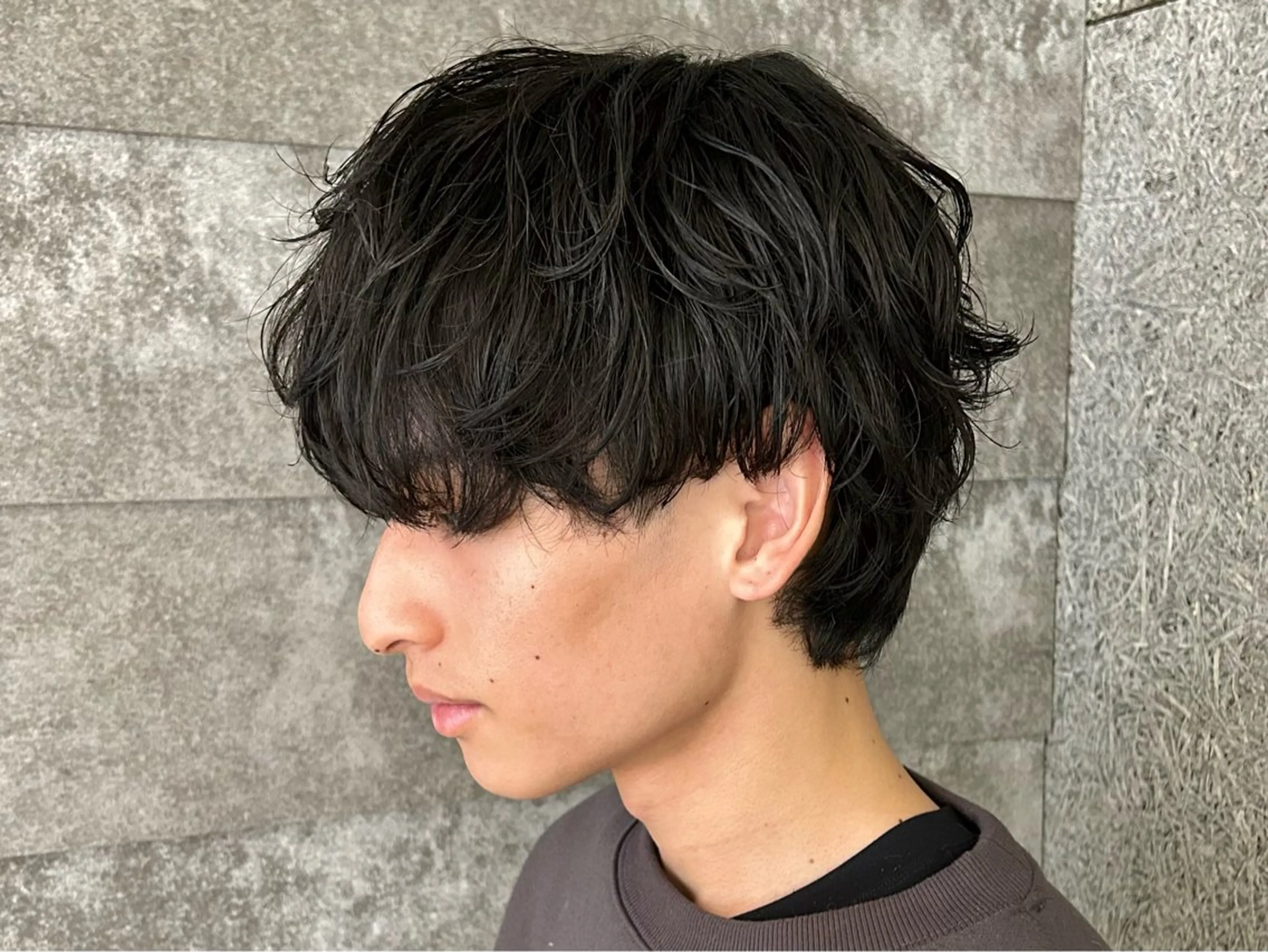 ショート パーマ メンズ メンズパーマ Niau茂呂店所属・木村 明日美のヘアスタイル