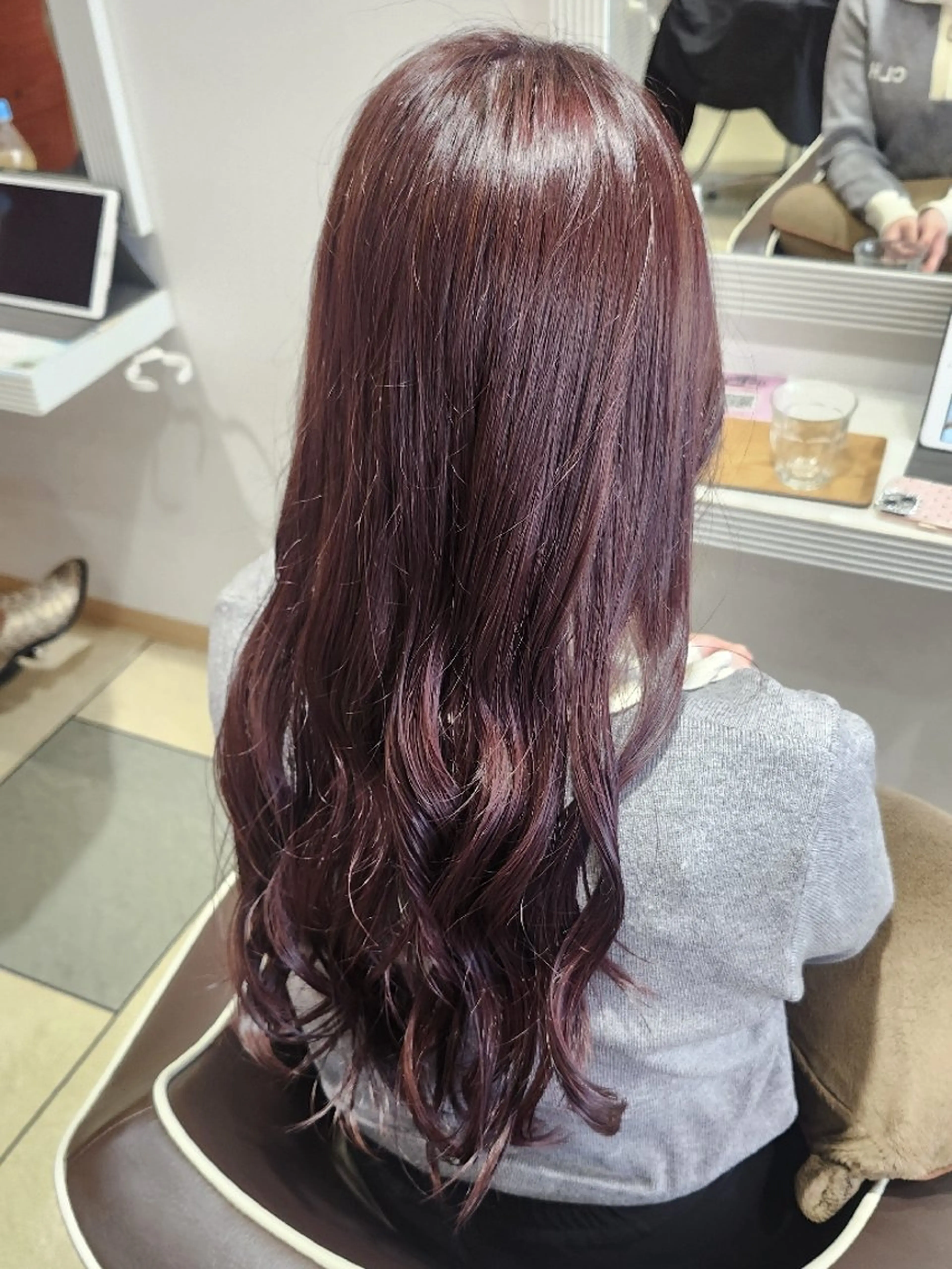 ロング カット ヘアカラー トリートメント 暖色カラー/髪質改善 /メンズ🧡莉南のヘアスタイル