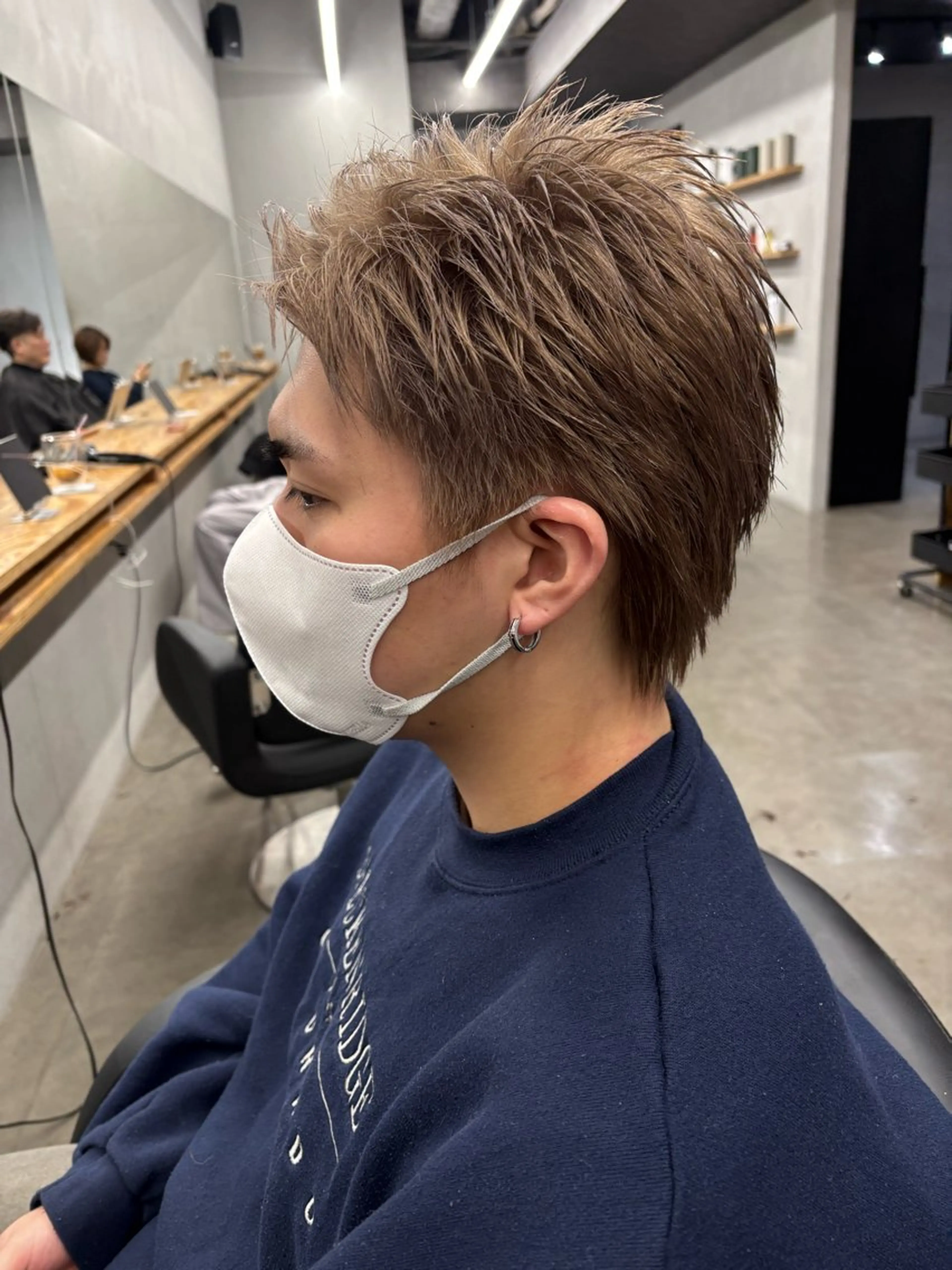 ショート カラー メンズ カット ヘアカラー メンズ支持率NO.1 マサキのヘアスタイル