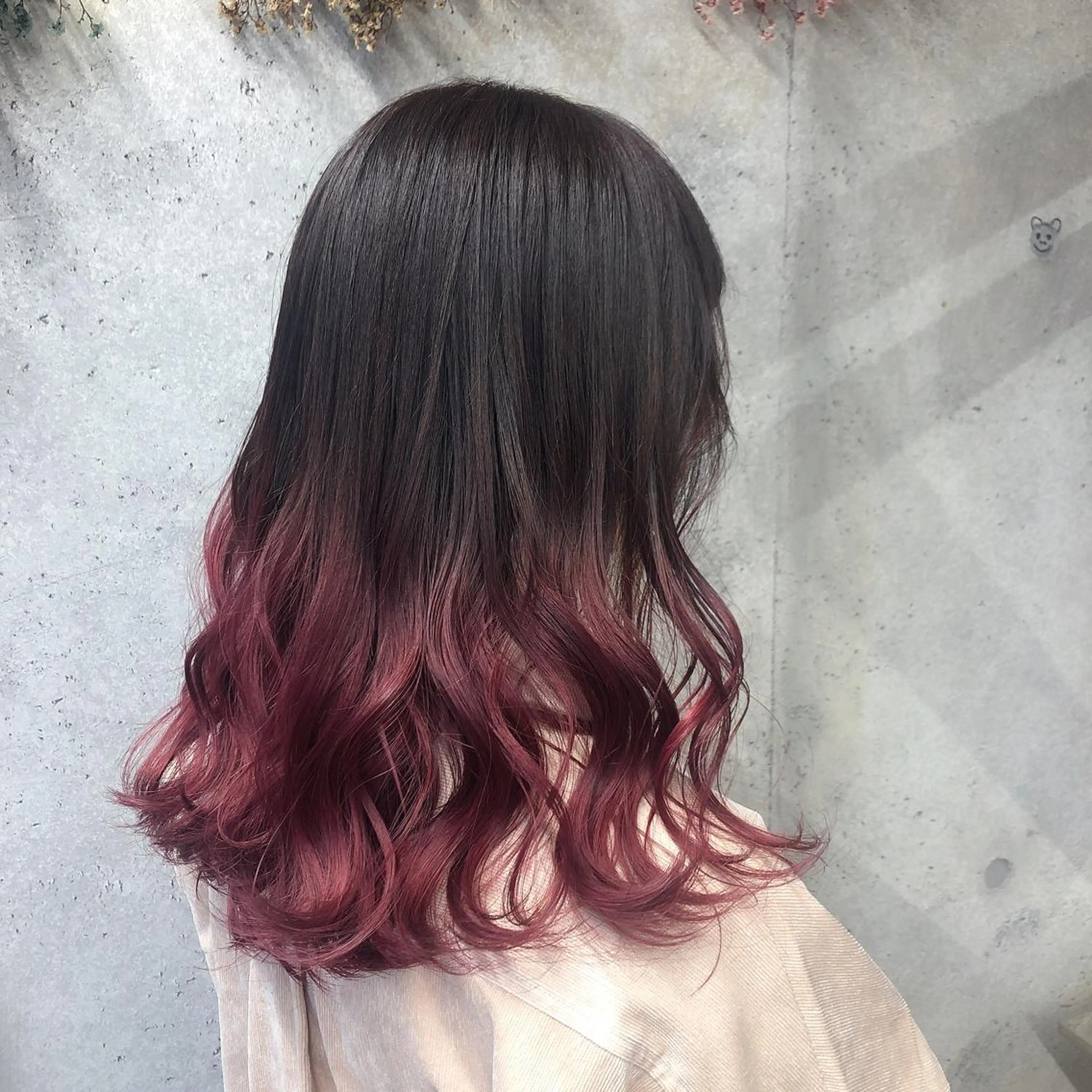 ロング カラー ベージュカラー ピンクカラー ピンクベージュ wakana 【ブリーチカラー】のヘアスタイル