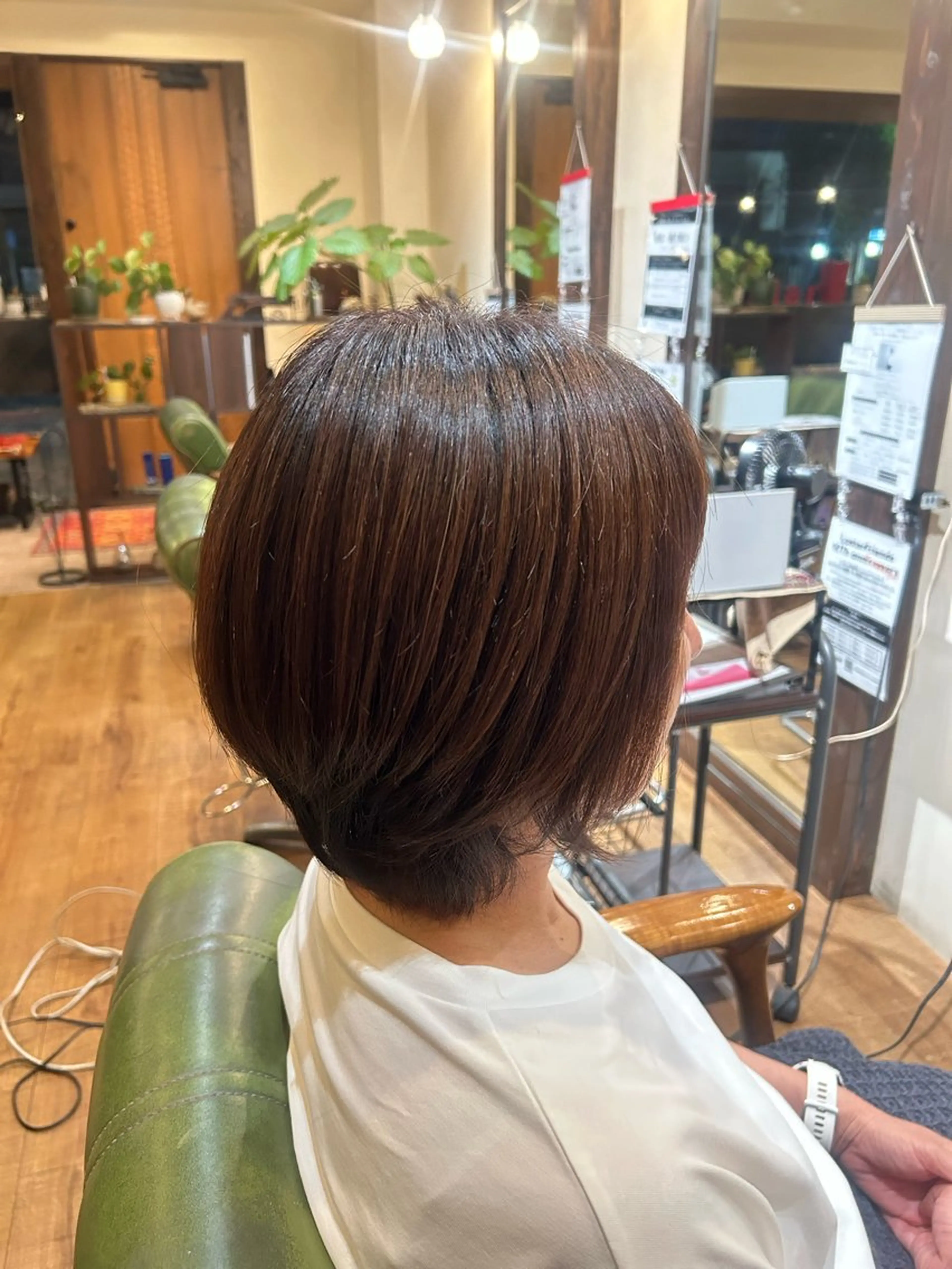 ショート すずみ/カラーモデル /髪に優しいカラーのヘアスタイル