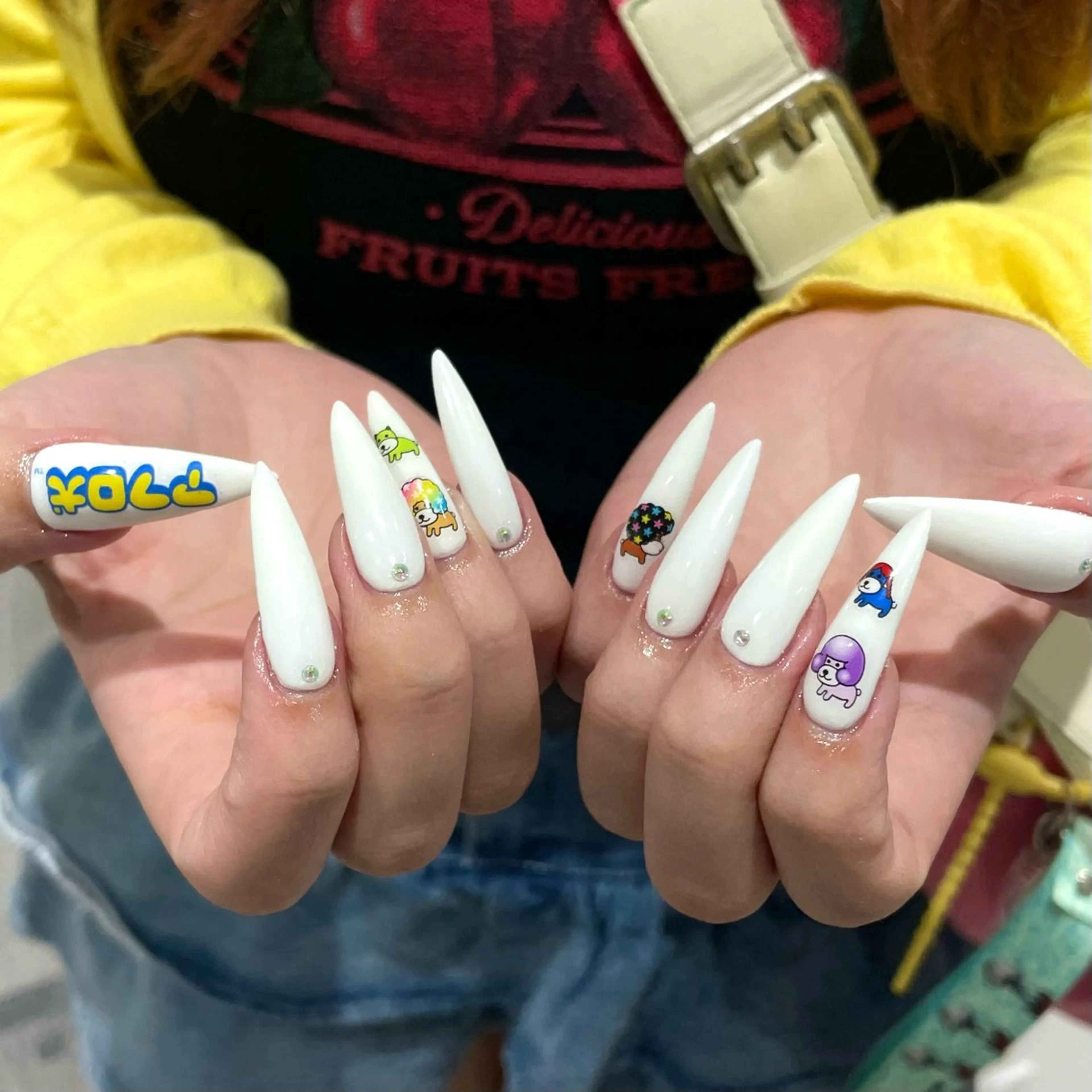 ネイル 持ち込み ハンドネイル IROHA NAIL Kurumi🪽🫧のネイルデザイン