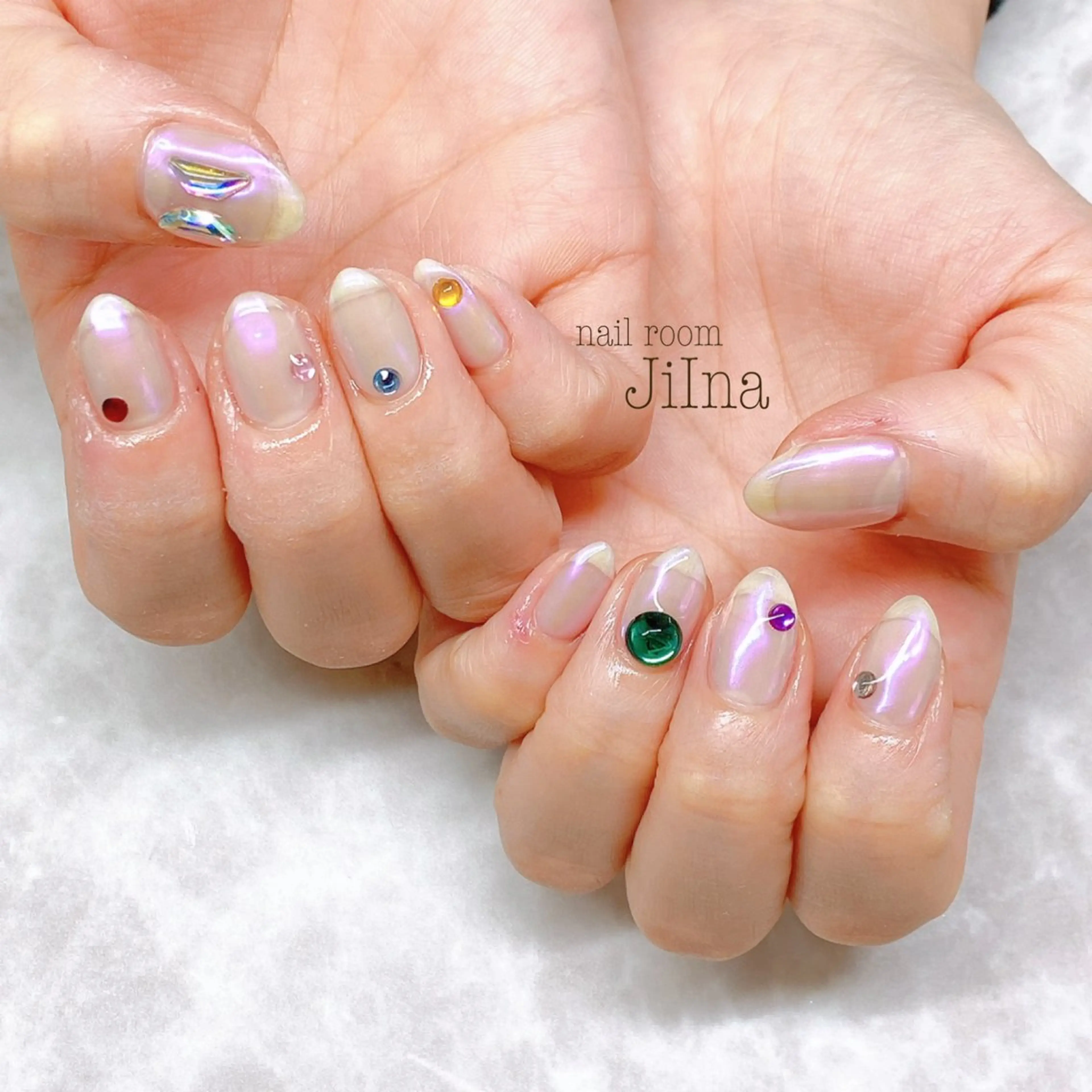 ネイル 持ち込み JiIna nailのネイルデザイン