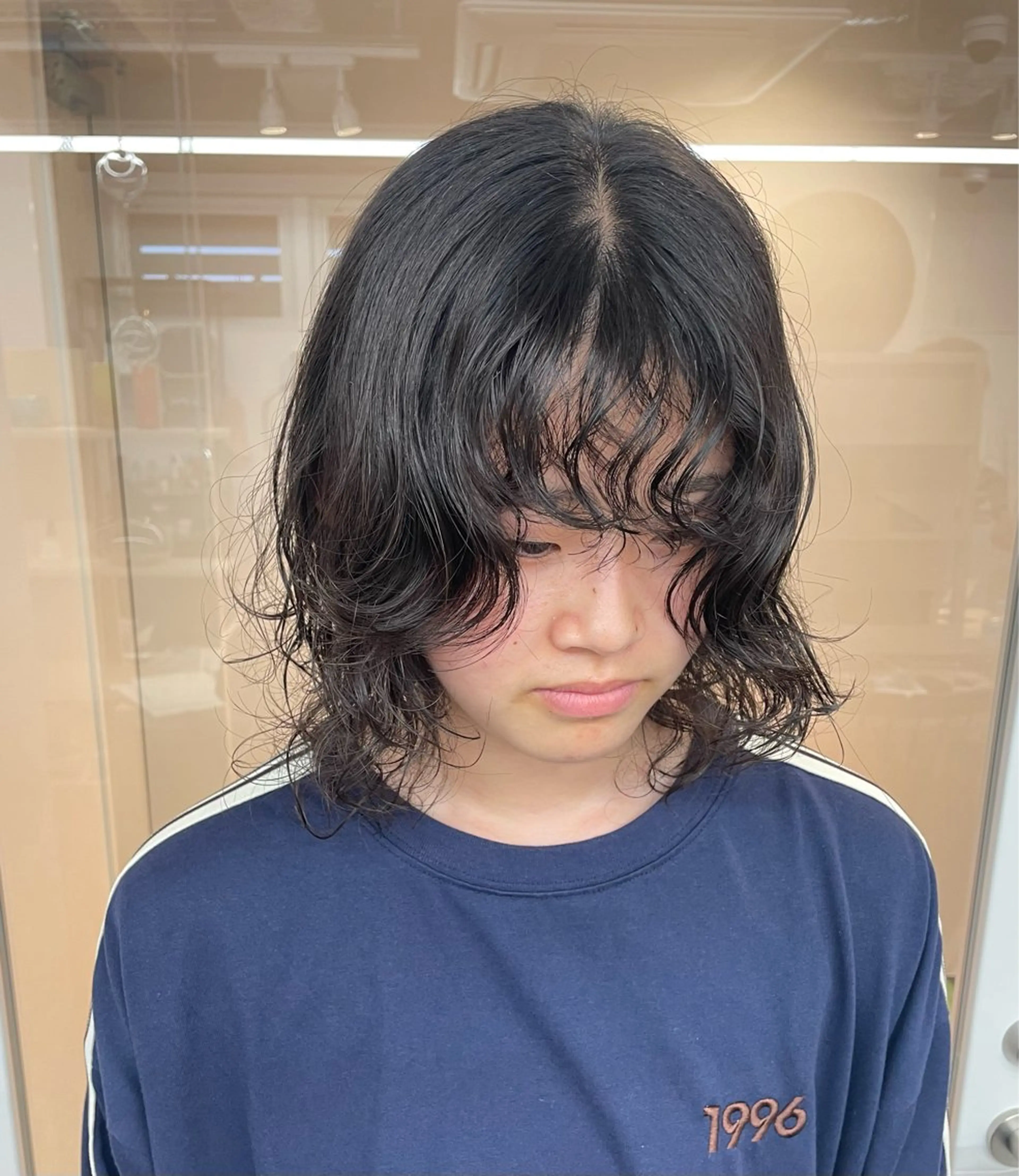 ミディアム パーマ ミディアムパーマ カット パーマ トリートメント miwa/ボブパーマ /モードボブのヘアスタイル