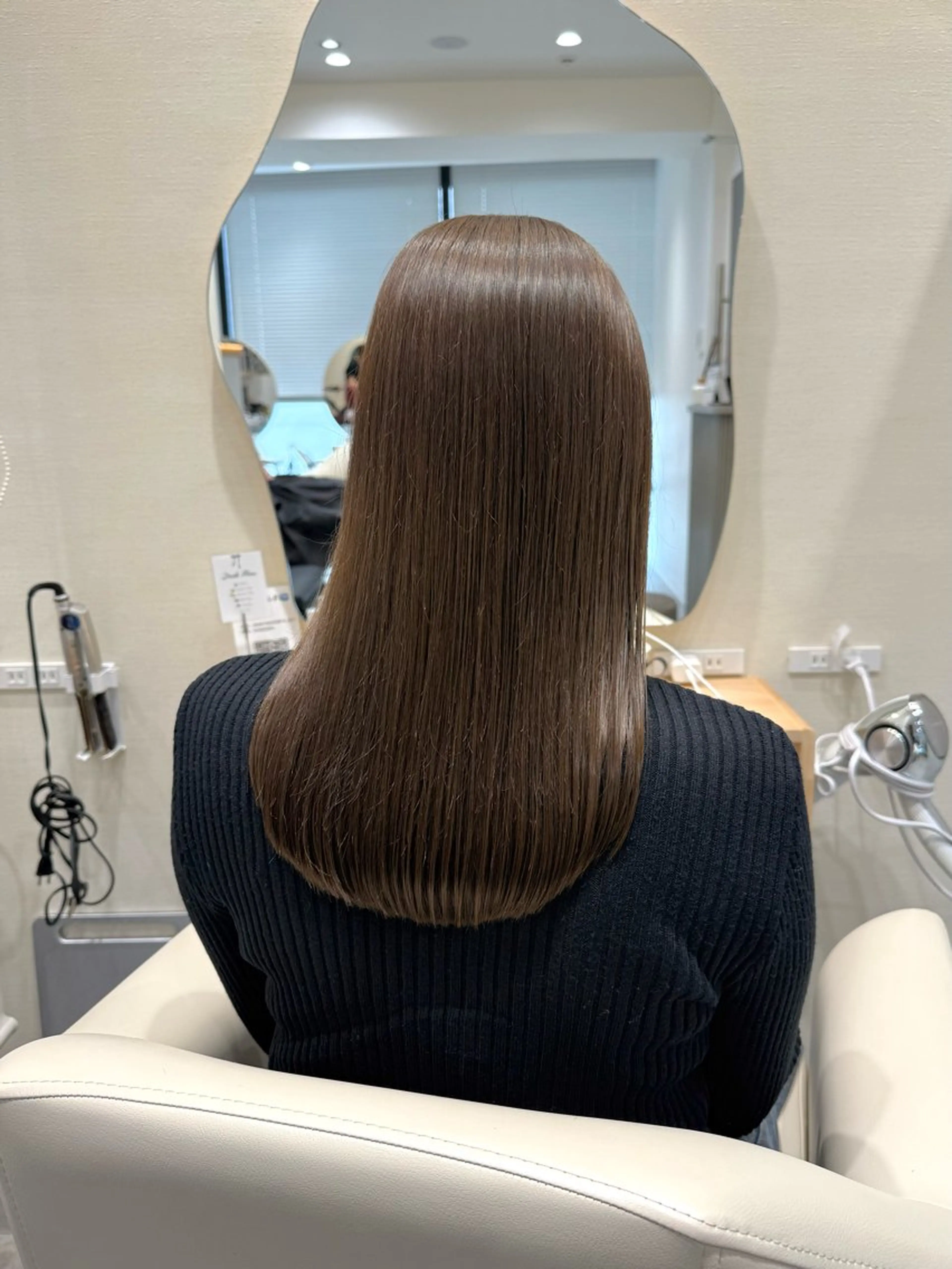 ミディアム カラー ベージュカラー ブリーチ ブリーチなしカラー 髪質改善 カット ヘアカラー トリートメント 矢野 晃平のヘアスタイル