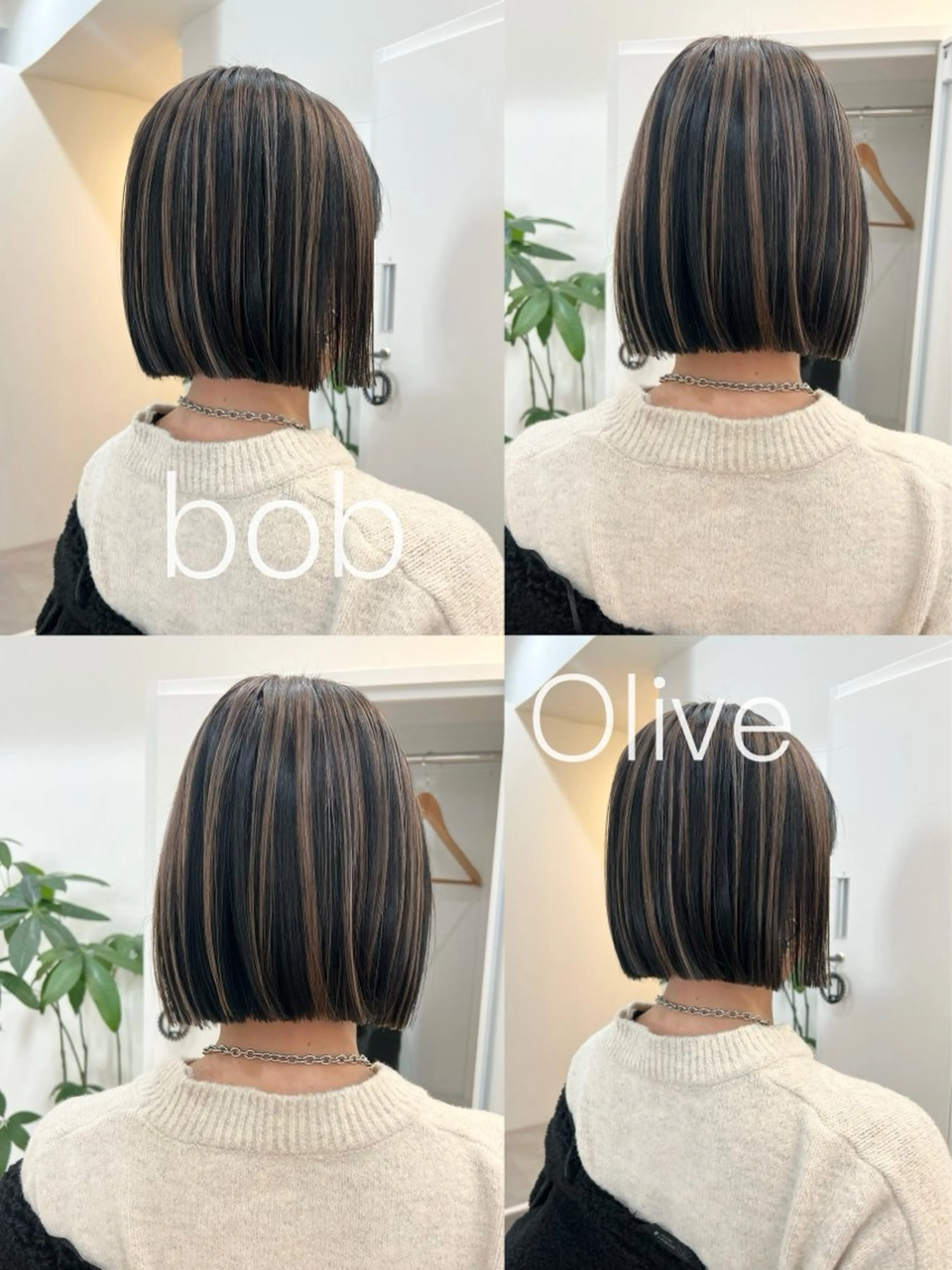 ショート カラー カット ヘアカラー トリートメント サナ🌱 切りっぱなしボブのヘアスタイル