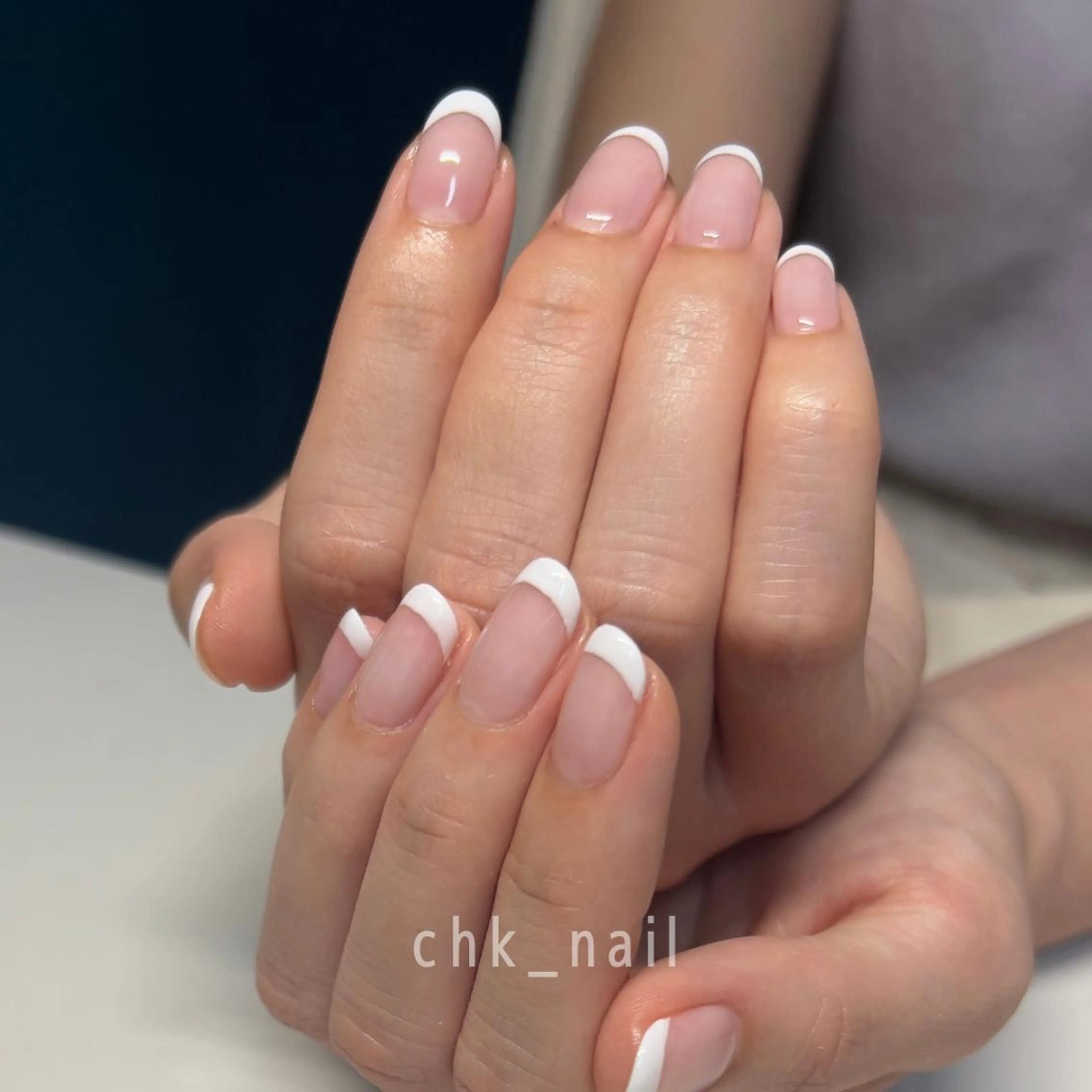 ネイル フレンチネイル シンプルネイル takahashi chikaのネイルデザイン