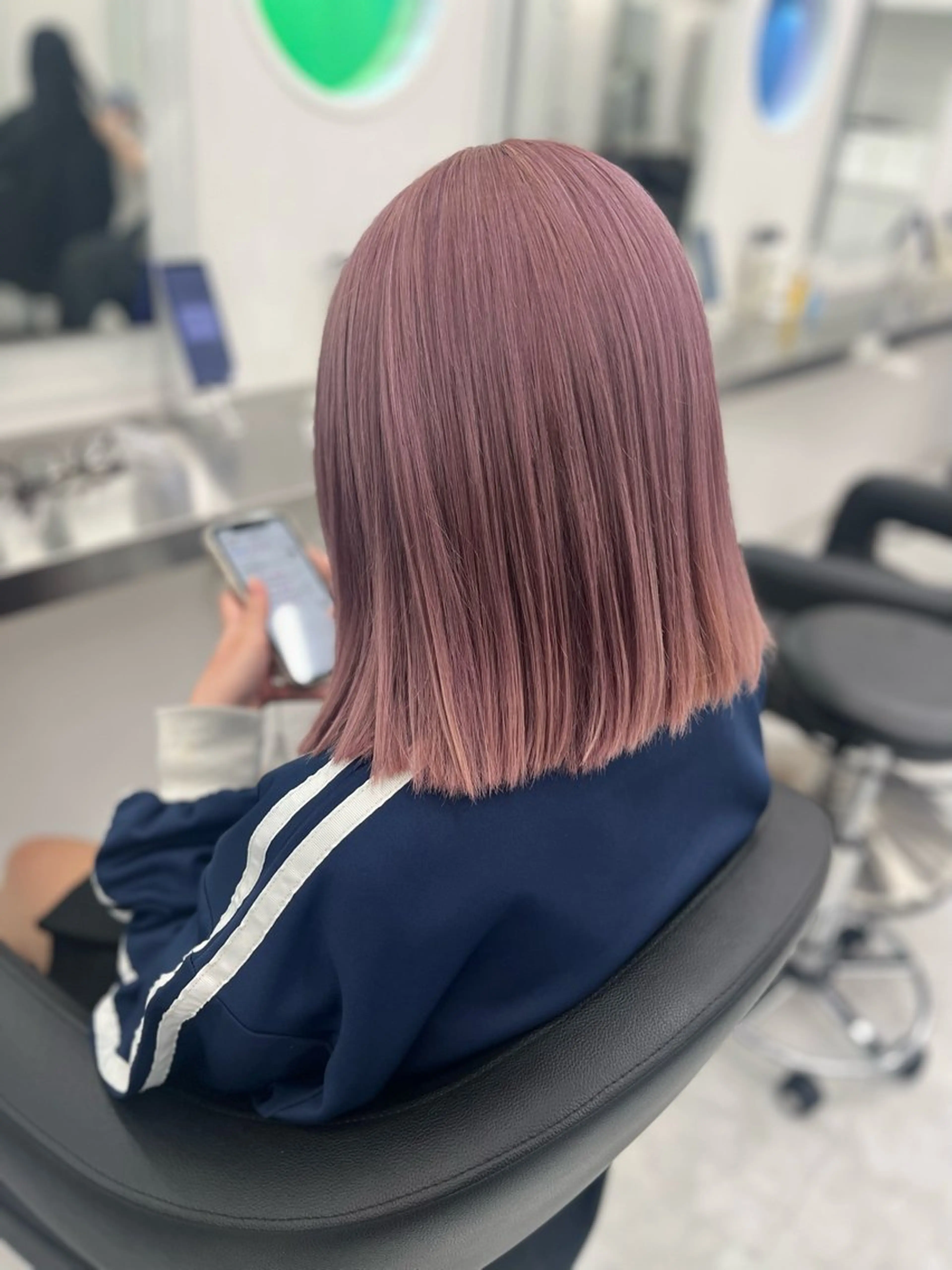 セミロング カラー ヘアアレンジ ヘアカラー トリートメント ヘアセット 愛されカラー🩷 はるなのヘアスタイル