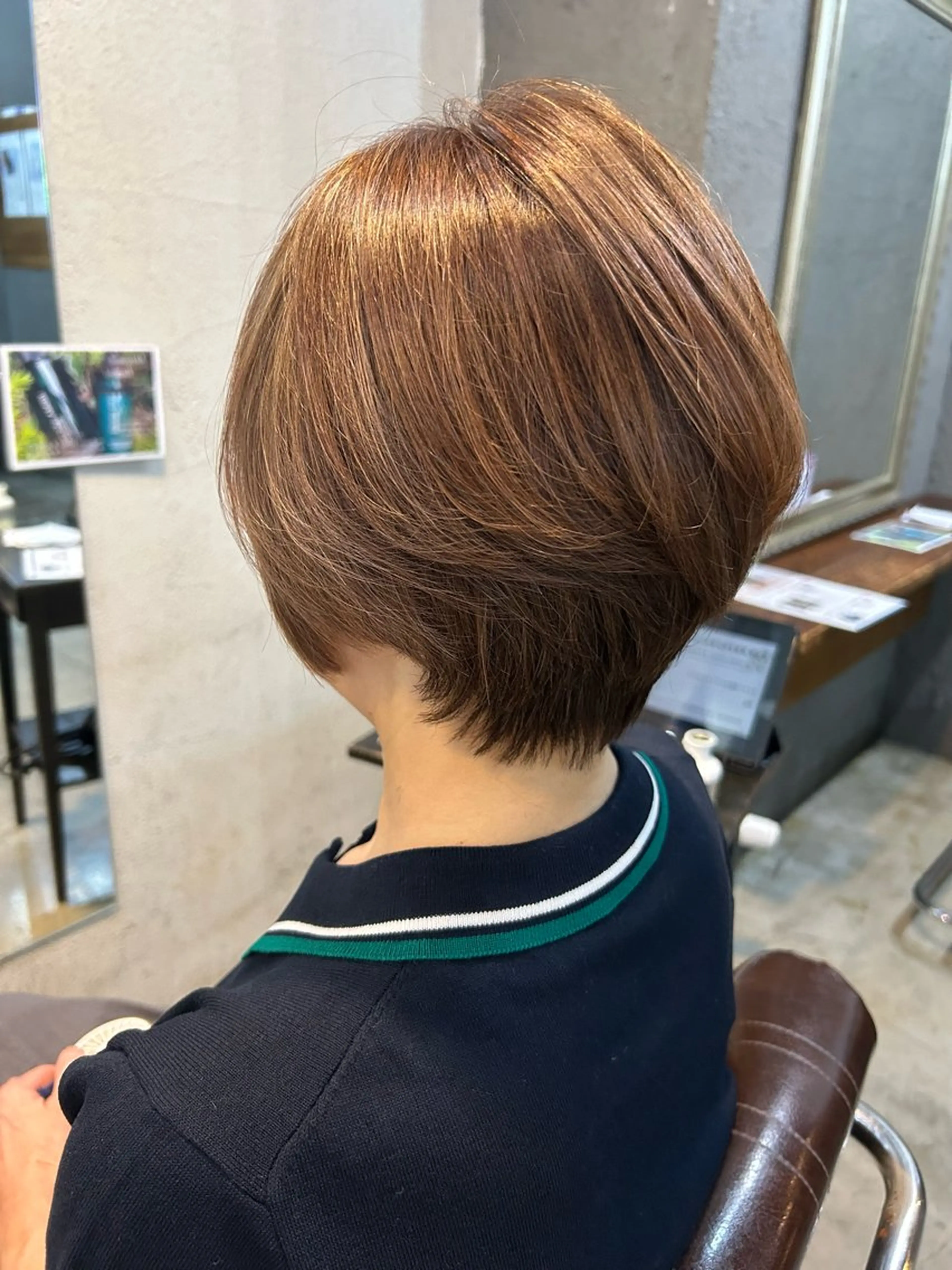 ショート カラー ショートボブ ボブ ショートヘア カット 桜田 修未のヘアスタイル