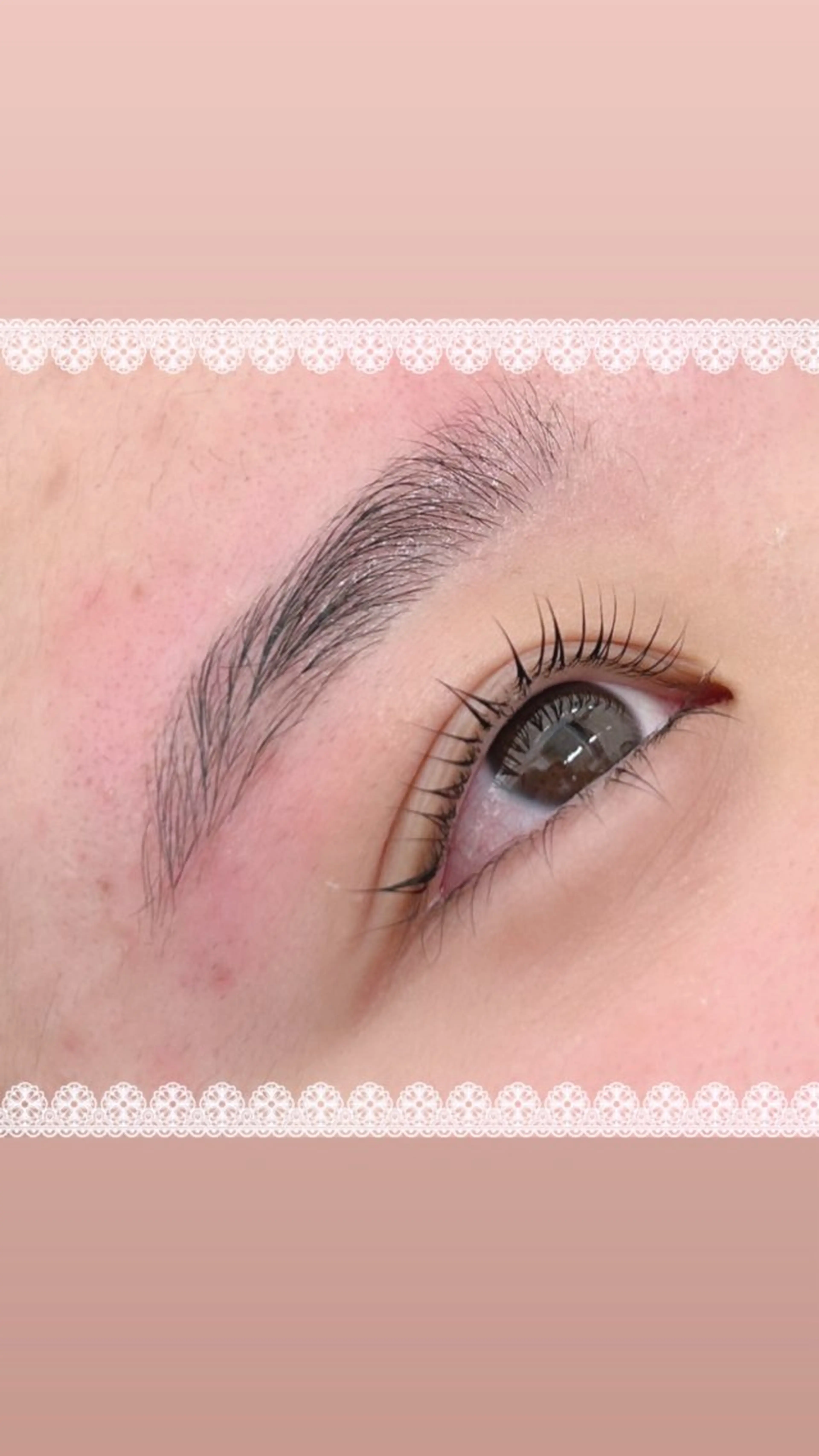 🎀ご新規様限定まつ毛パーマ🎀✨大人気立ち上げカールデザイン🫧💭💞 《土日祝➕300円》の写真