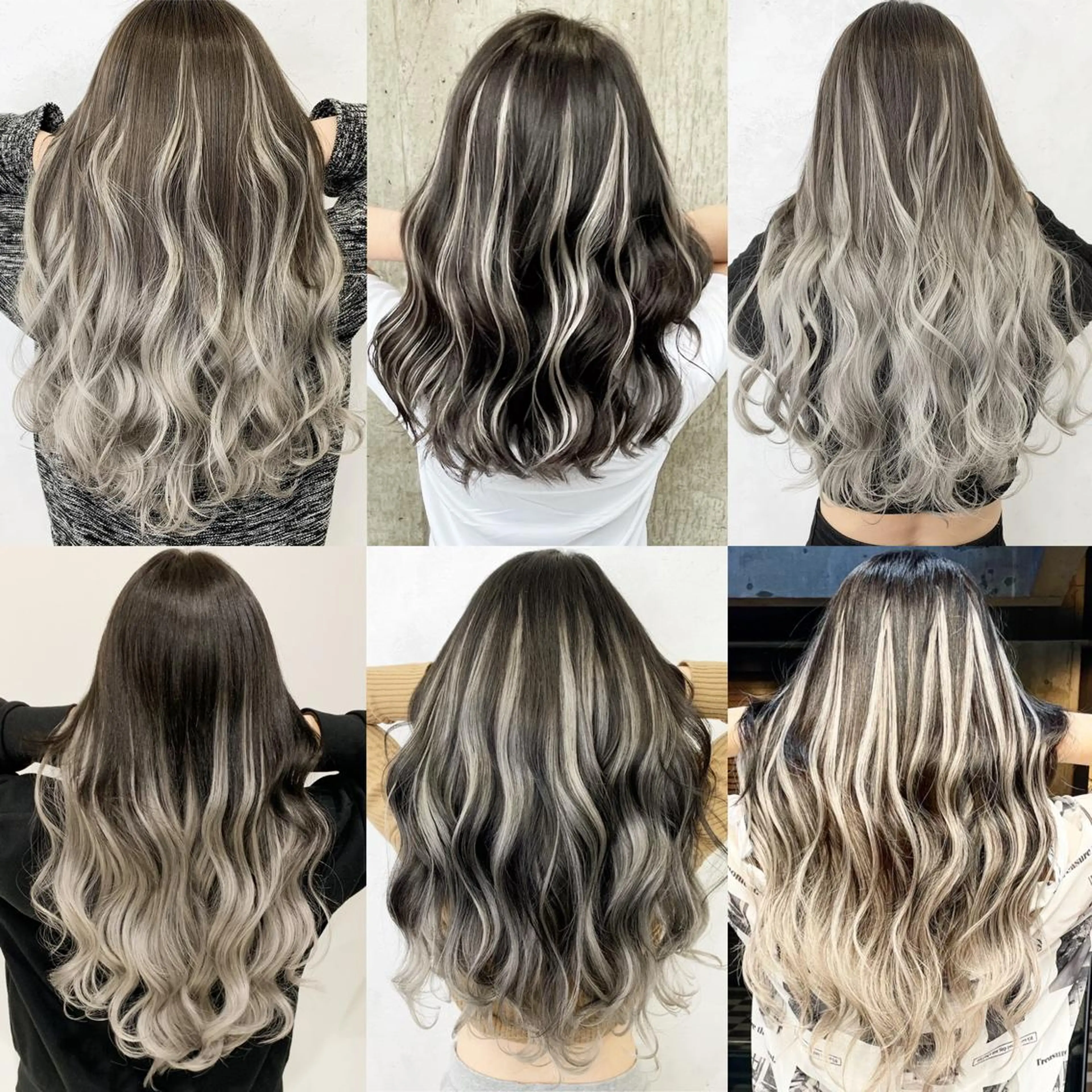 ロング カラー ヘアアレンジ エクステ TATSUYA アートディレクターのヘアスタイル