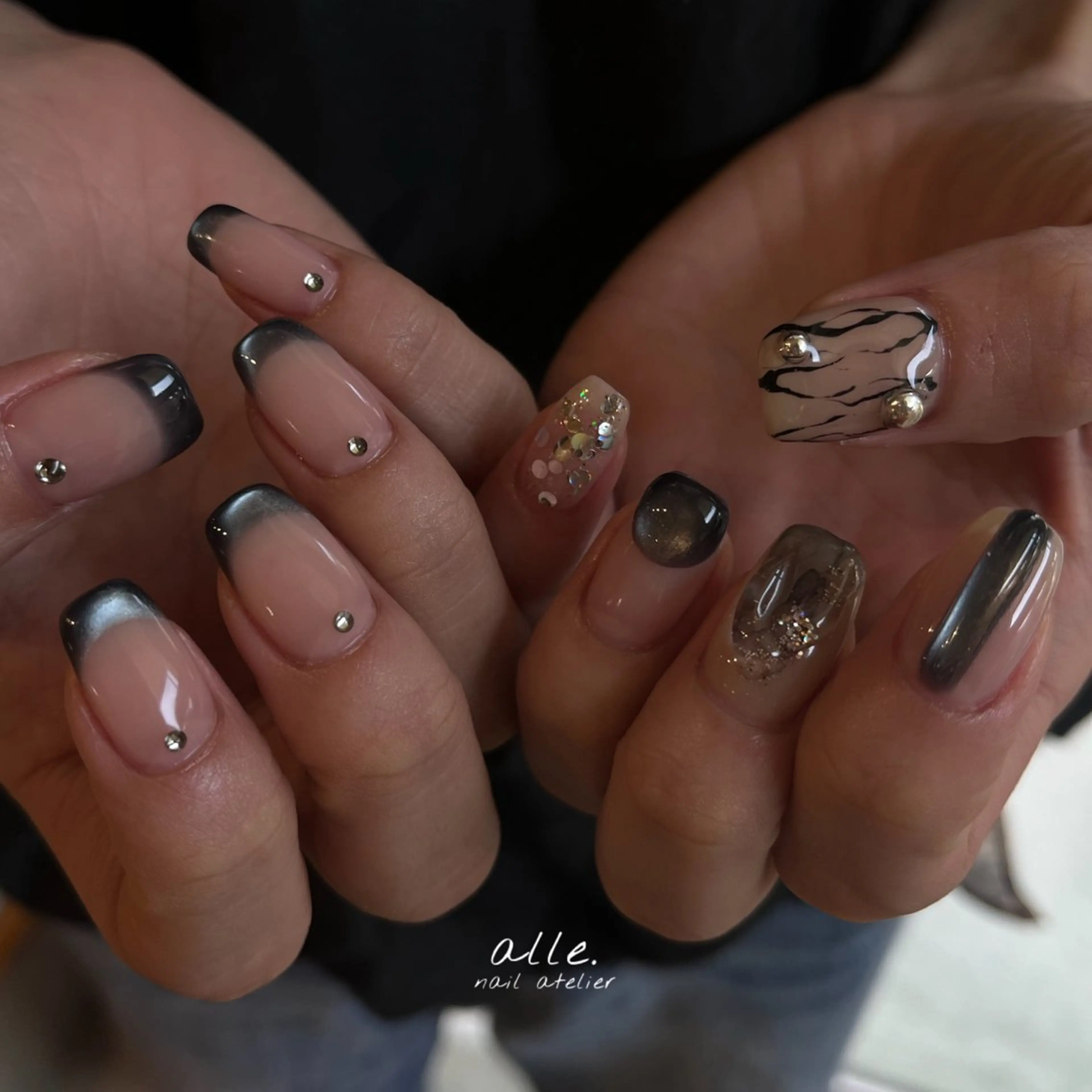 ネイル ハンドネイル atelier alle.のネイルデザイン