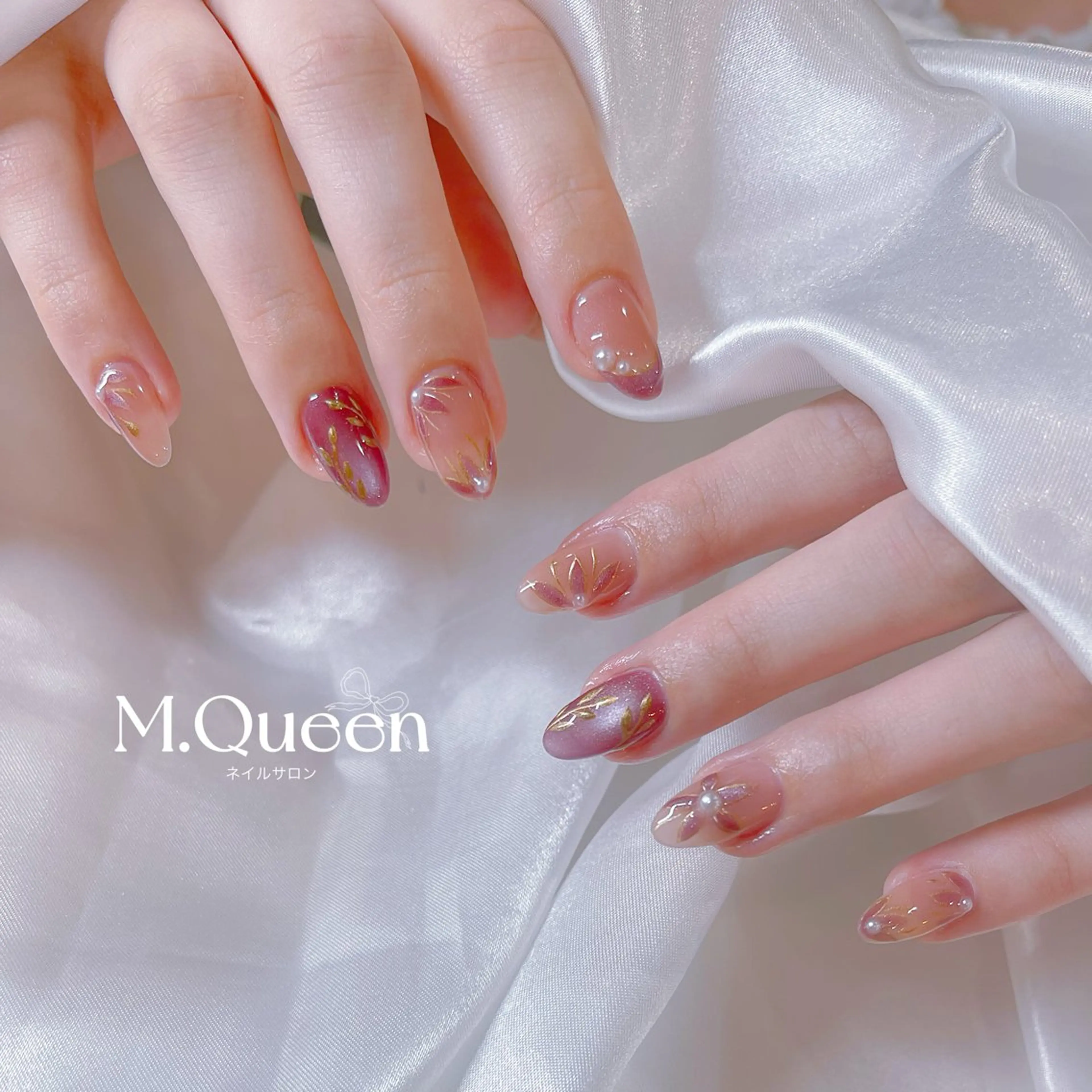 ネイル MQueen ネイルサロンマルのネイルデザイン
