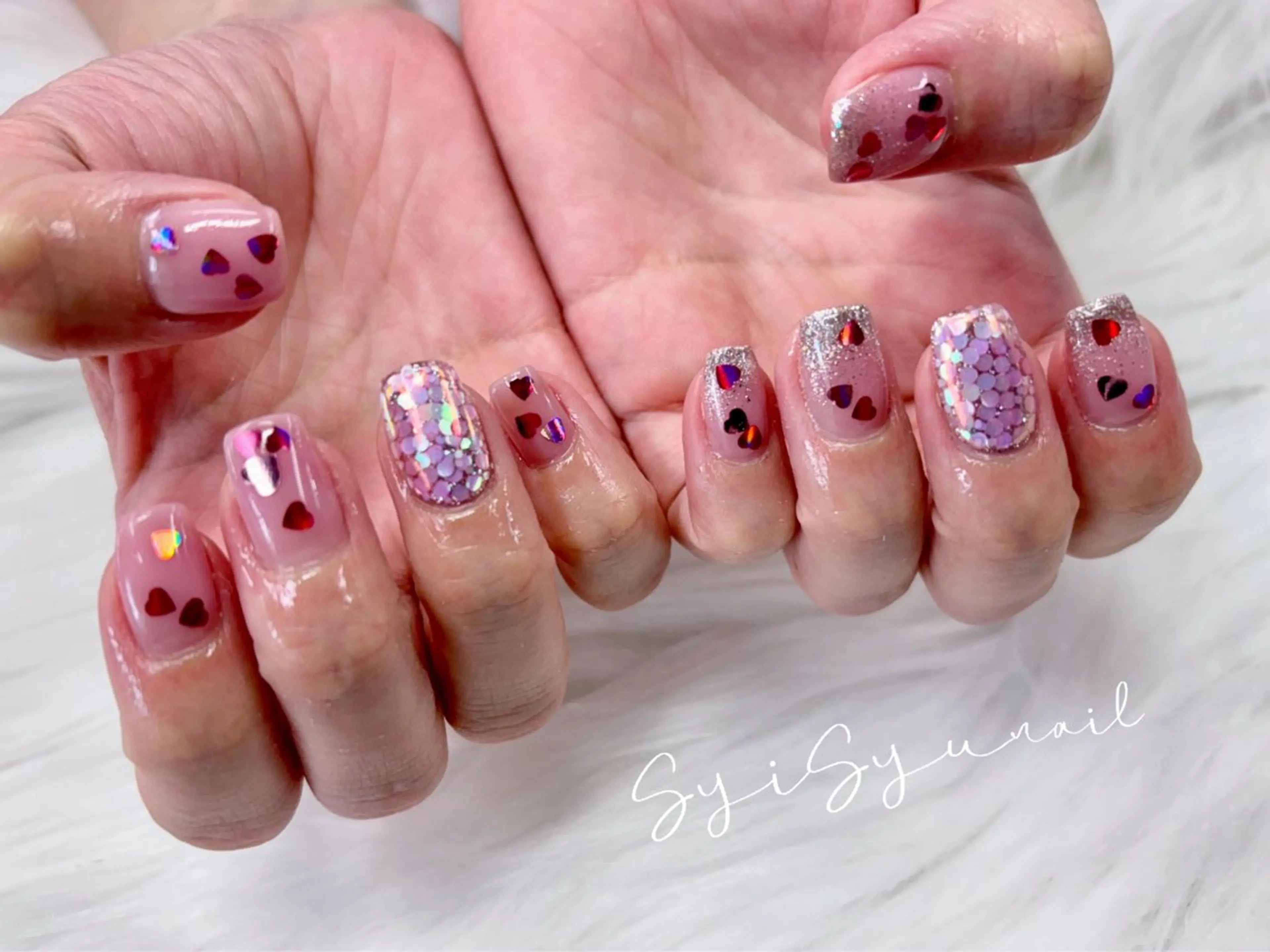 ネイル ハート SyiSyu なんば本店のネイルデザイン