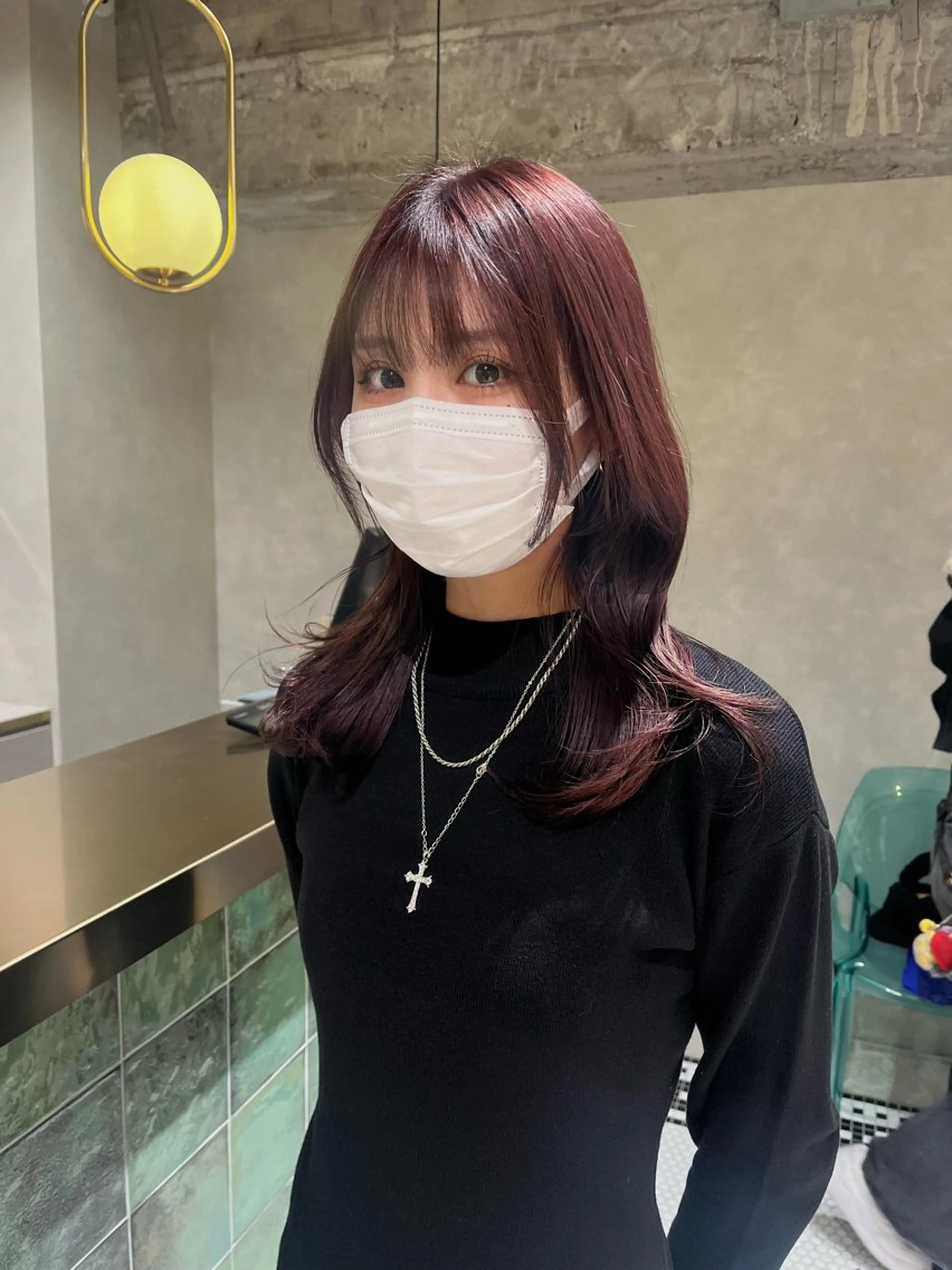 ミディアム カラー ヘアカラー 海外girl🤎 透明感ベージュmaoのヘアスタイル