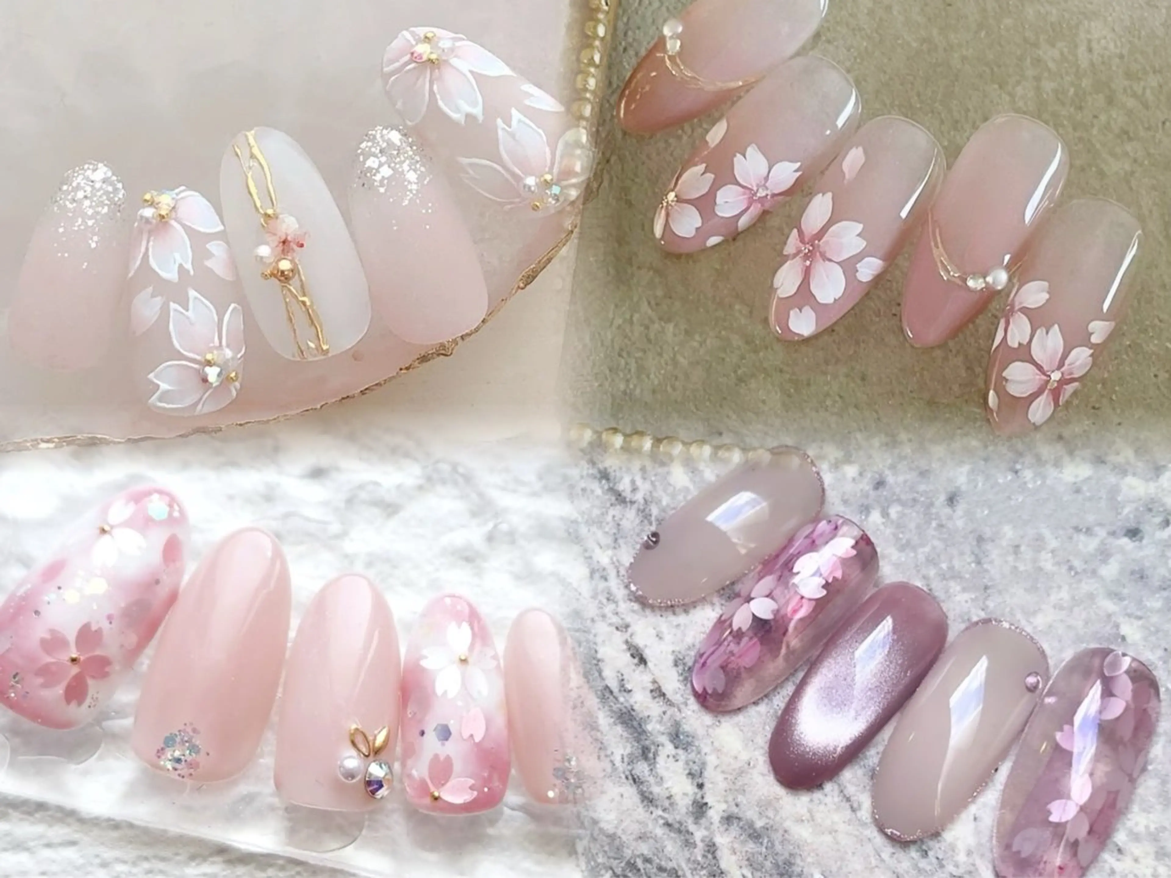 ネイル アートネイル チークネイル 長さ出し フレンチネイル ジェルネイル YK Beauty Salonのマツエク・マツパデザイン