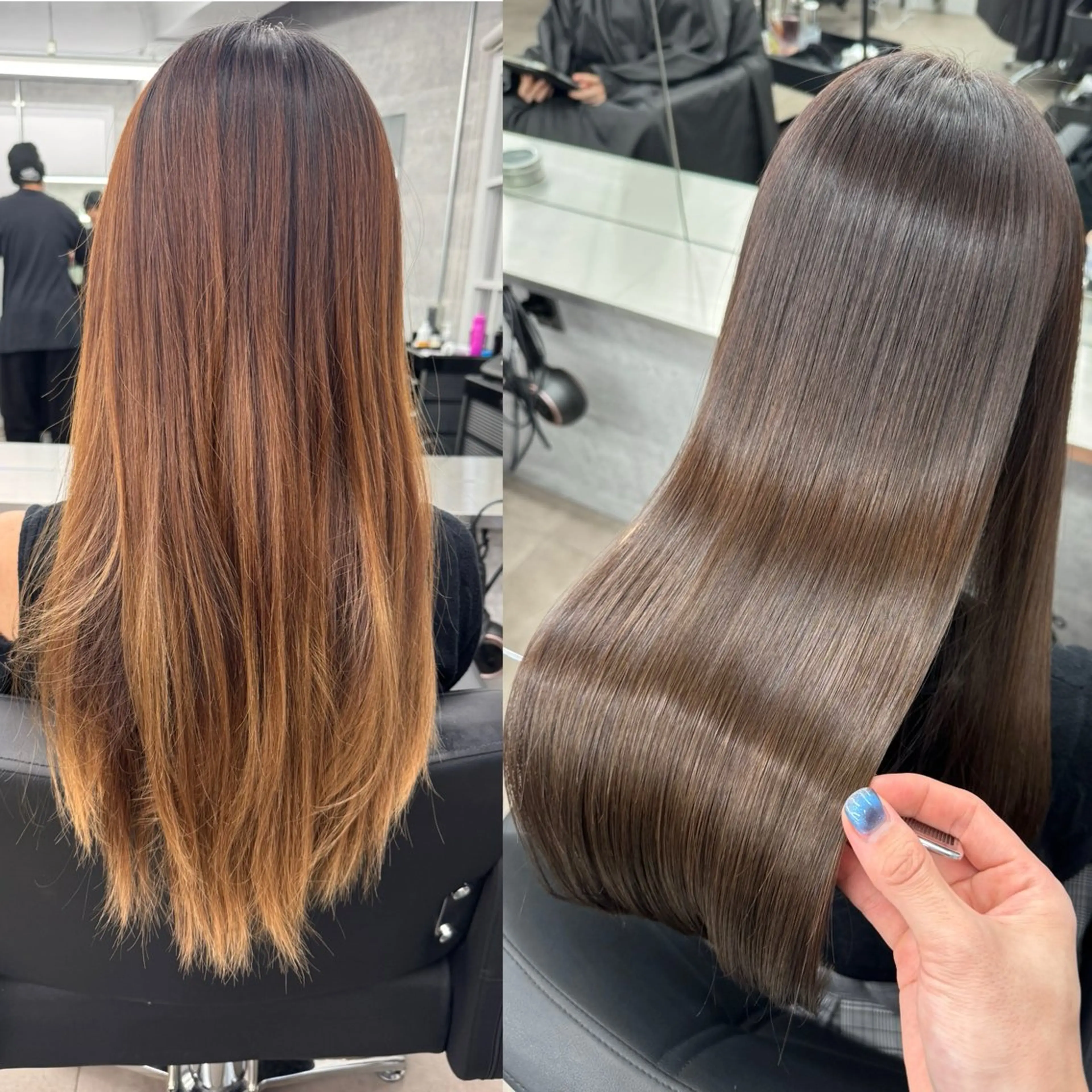 ロング 髪質改善 縮毛矯正 カット 縮毛矯正 トリートメント 🌈代表 🌈macotoのヘアスタイル