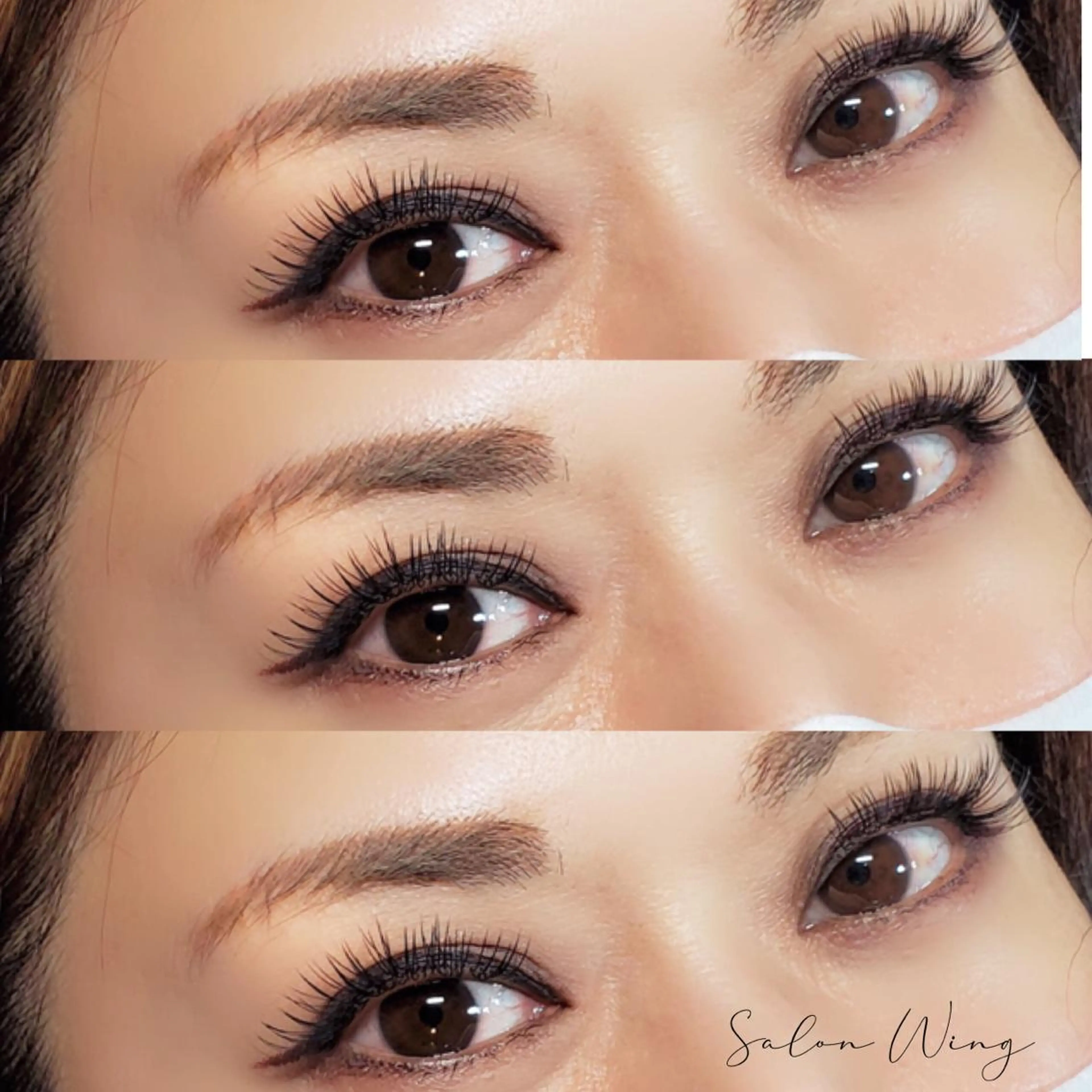 マツエク・マツパ フラットラッシュ Wing所属・wing rinaのマツエク・マツパデザイン