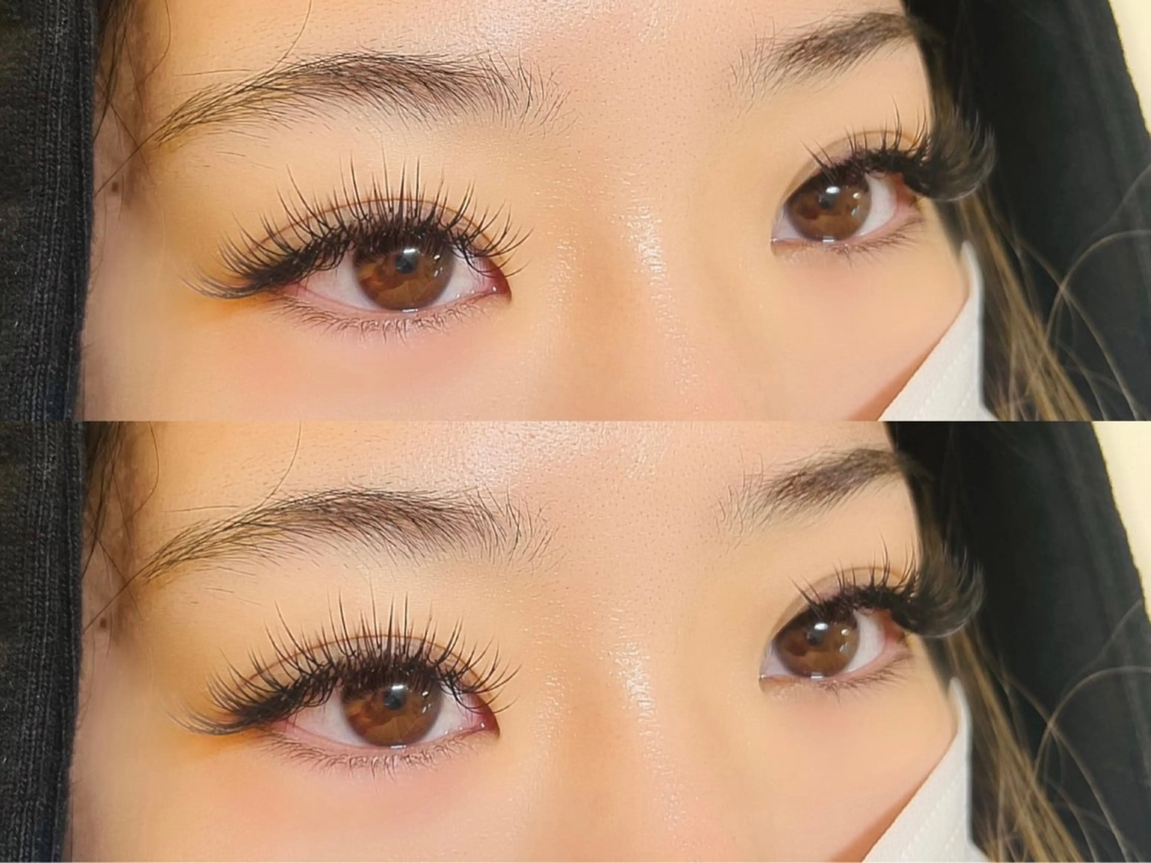 マツエク・マツパ 付け放題 バインドロック フラットラッシュ パリジェンヌラッシュリフト まつげパーマ マツエク AURORA RINAのマツエク・マツパデザイン