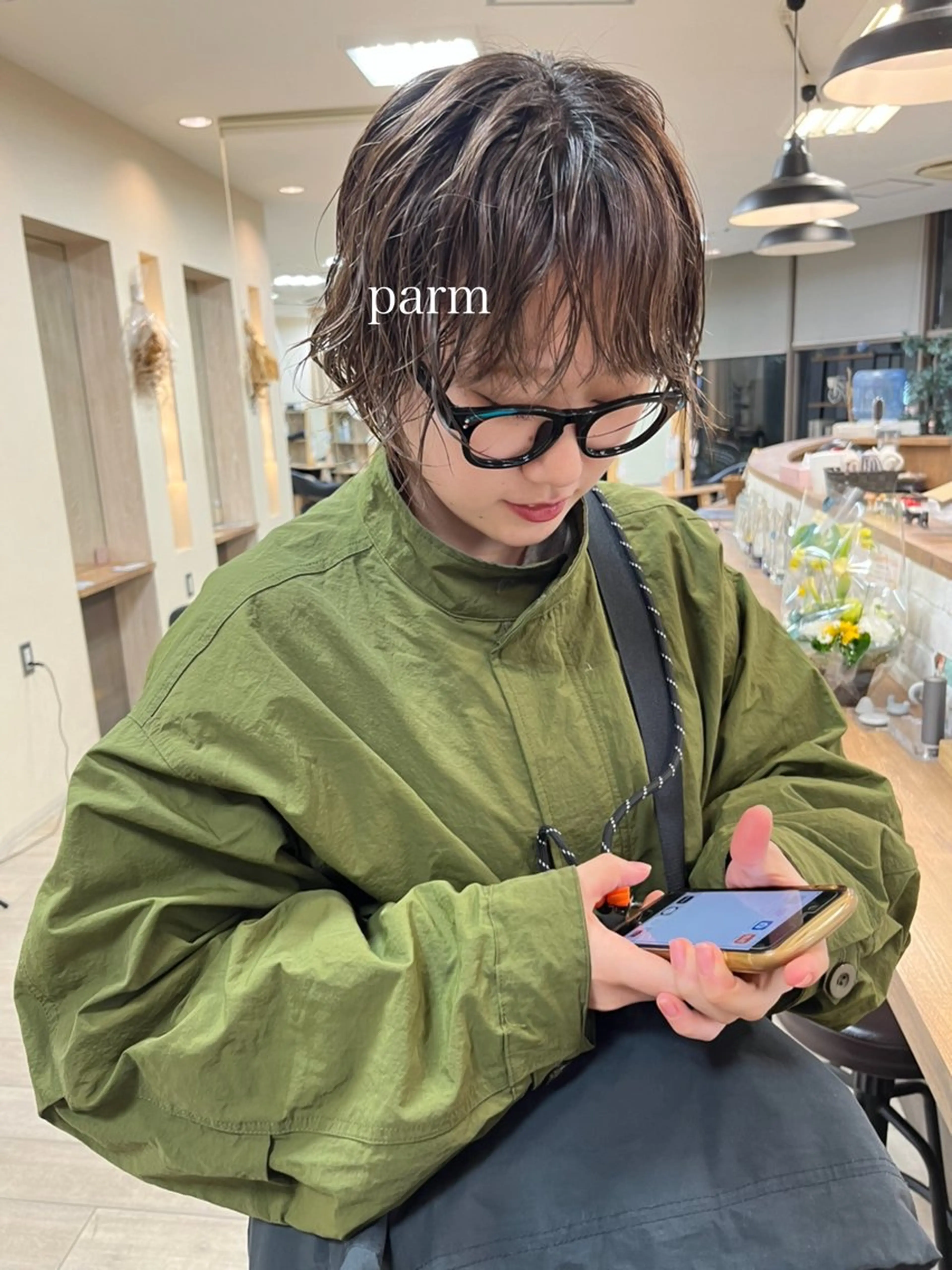 ショート パーマ 切りっぱなしボブ ショートボブ ハンサムショート ボブ ショートヘア カット パーマ トリートメント 初めてのショート お任せください✂️のヘアスタイル