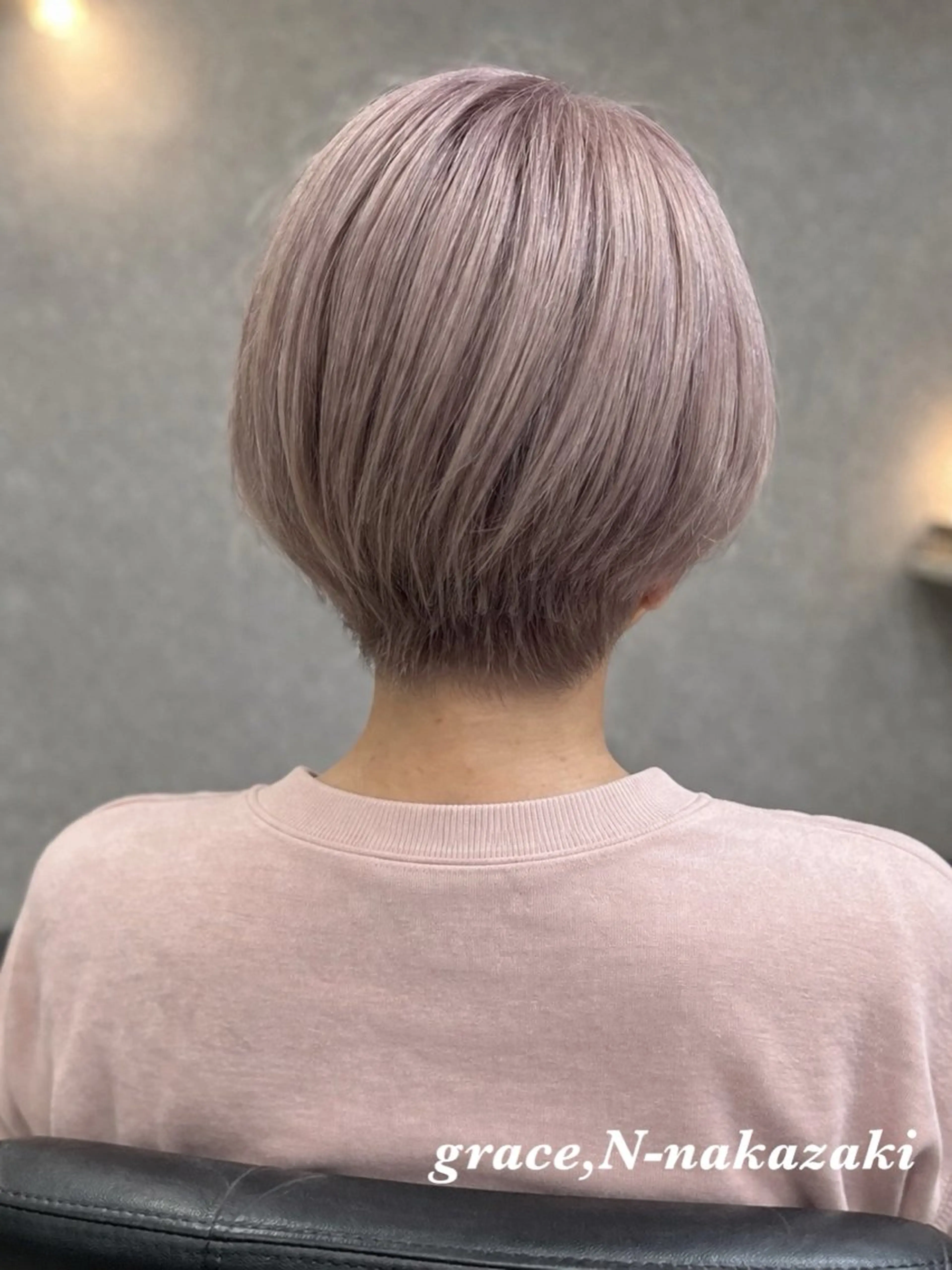 ショート カラー カット Meg/艶髪カラー× 髪質改善/中崎町のヘアスタイル